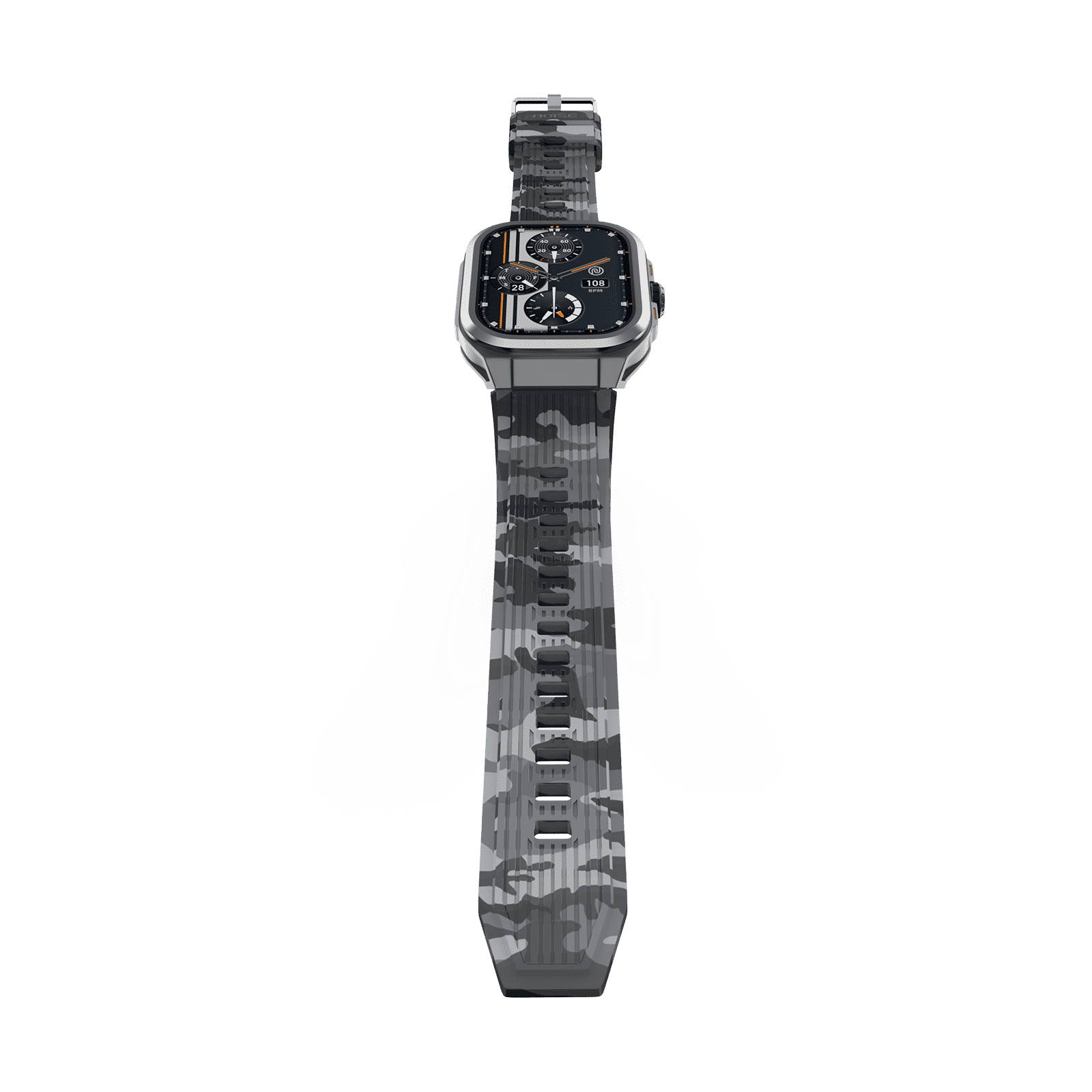 noise ColorFit Thrill Smartwatch with Bluetooth Calling (50.8mm, 1.5ATM Water Resistant, Camo Grey Strap)_8