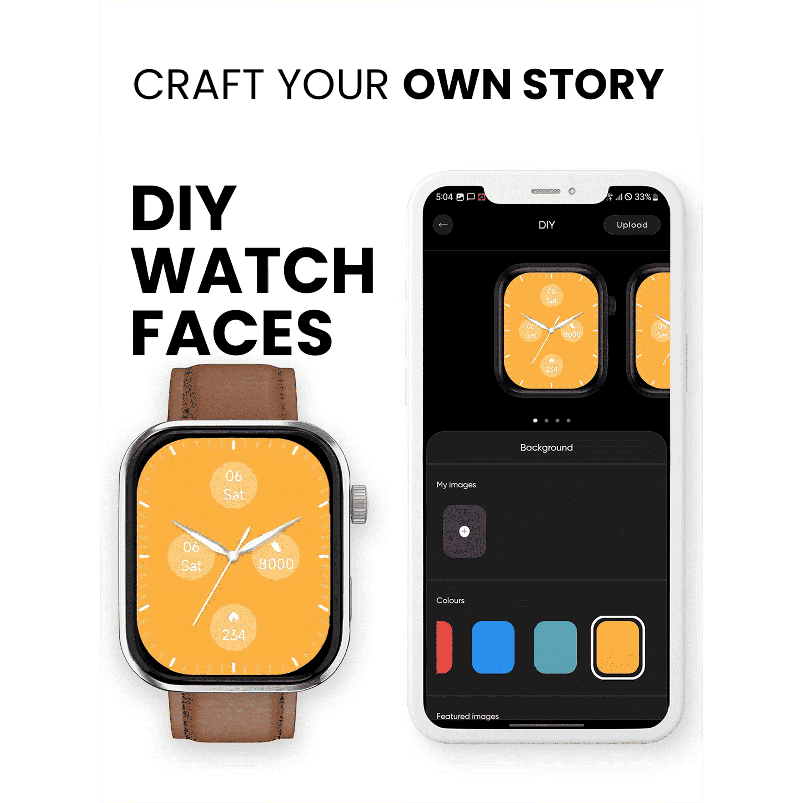 noise ColorFit Pro 5 Smartwatch with Bluetooth Calling (46.99mm AMOLED Display, IP68 Water Resistant, Vintage Brown Strap) noise ColorFit Pro 5 Smartwatch with Bluetooth Calling (46.99mm AMOLED Display, IP68 Water Resistant, Vintage Brown Strap)_16