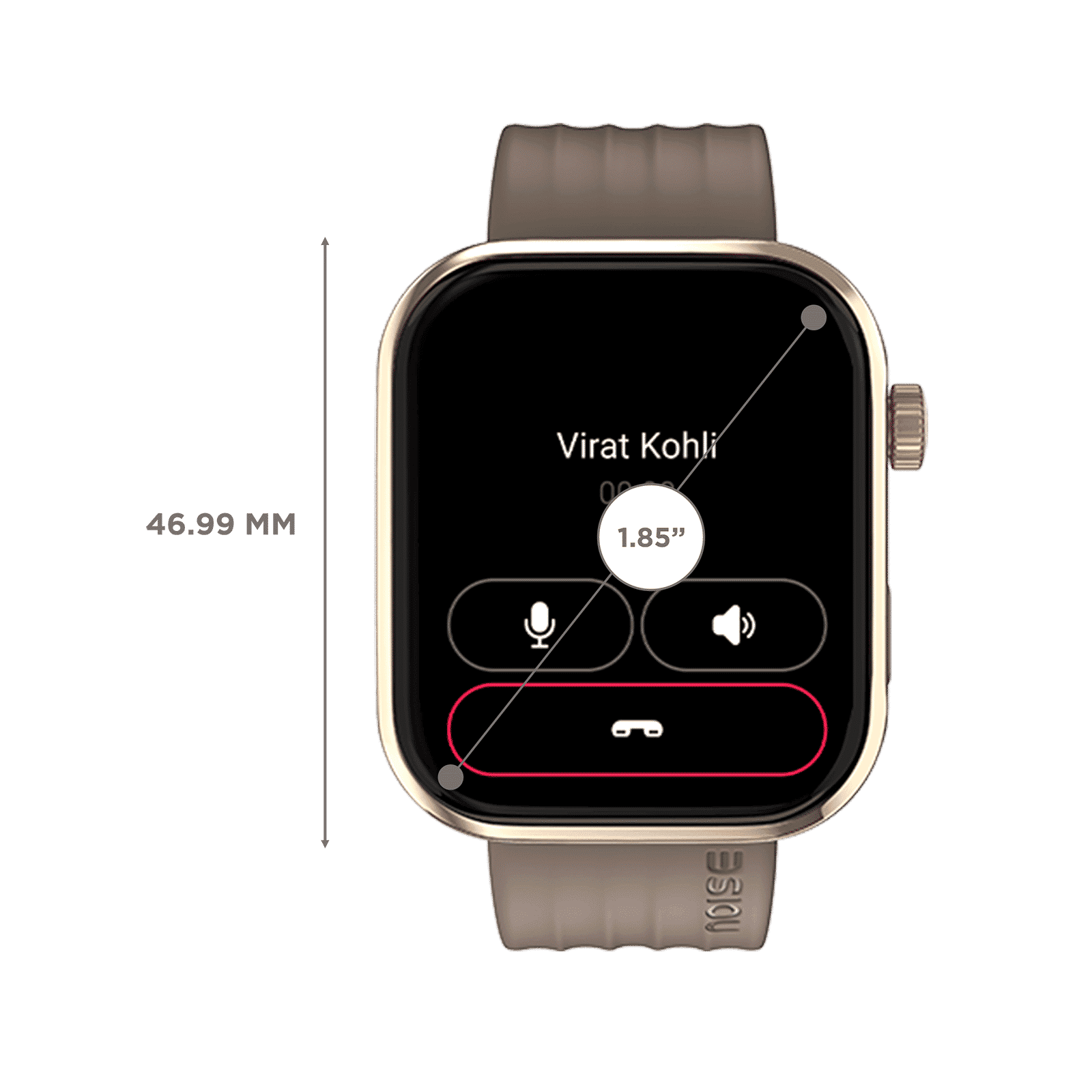 noise ColorFit Pro 5 Smartwatch with Bluetooth Calling (46.99mm AMOLED Display, IP68 Water Resistant, Vintage Brown Strap) noise ColorFit Pro 5 Smartwatch with Bluetooth Calling (46.99mm AMOLED Display, IP68 Water Resistant, Vintage Brown Strap)_3