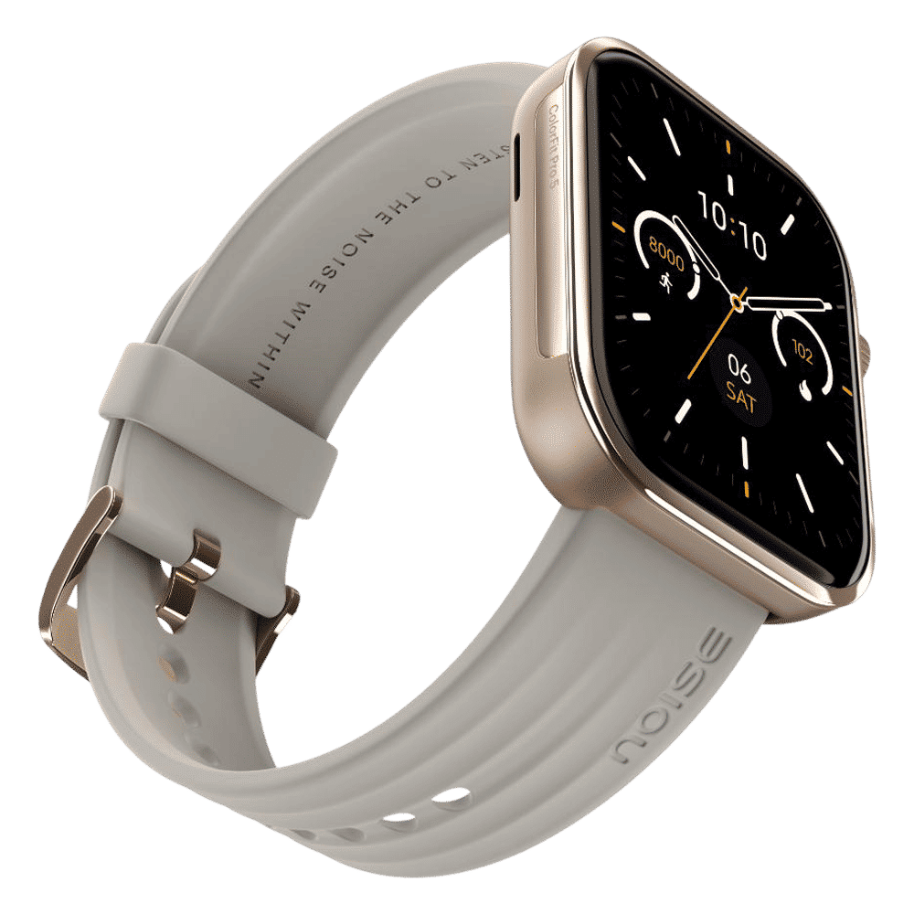 noise ColorFit Pro 5 Smartwatch with Bluetooth Calling (46.9mm AMOLED Display, IP68 Water Resistant, Starlight Gold Strap) noise ColorFit Pro 5 Smartwatch with Bluetooth Calling (46.9mm AMOLED Display, IP68 Water Resistant, Starlight Gold Strap)_6