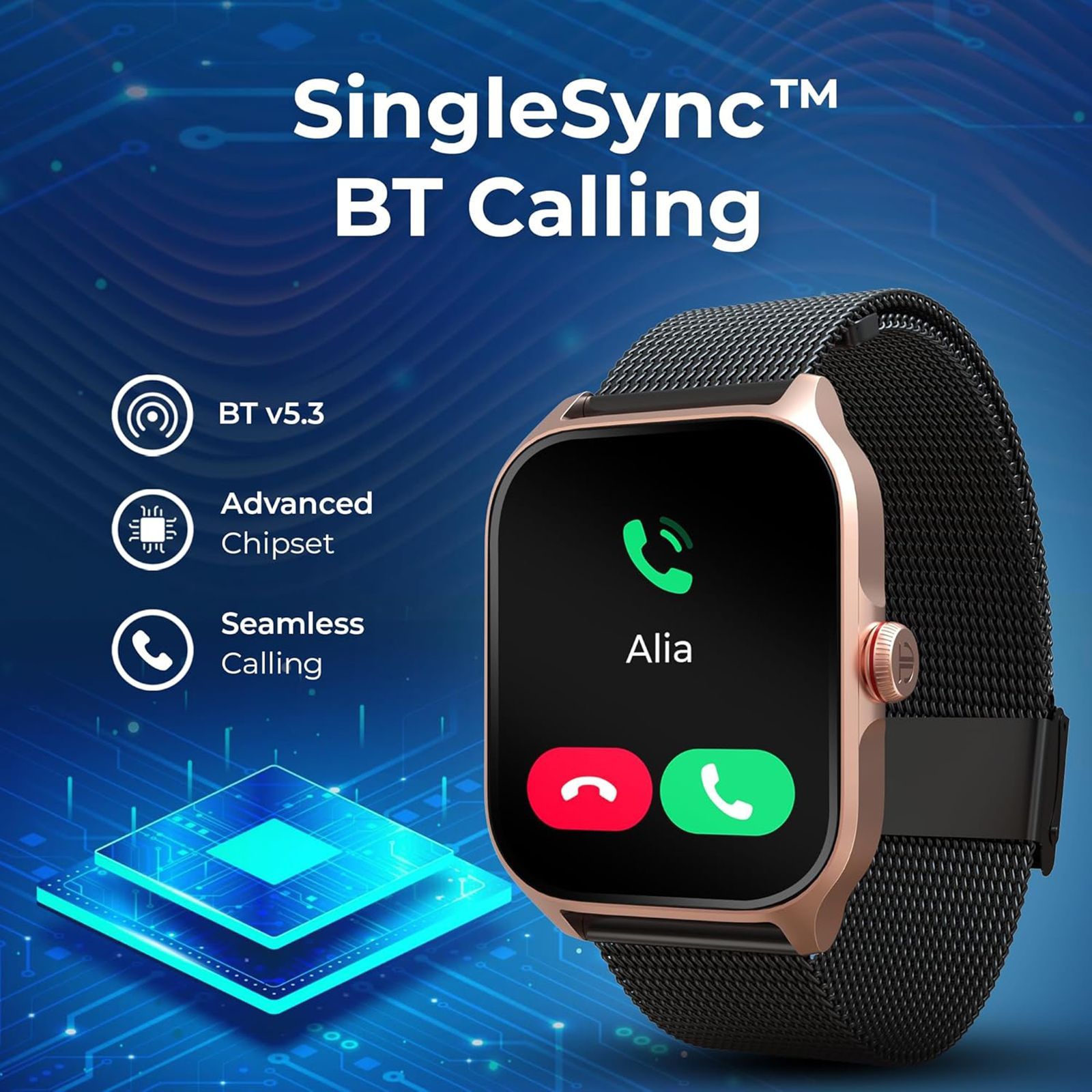 TITAN Zeal Smartwatch with Bluetooth Calling (46.9mm AMOLED Display, IP68 Water Resistant, Black Leather Strap) TITAN Zeal Smartwatch with Bluetooth Calling (46.9mm AMOLED Display, IP68 Water Resistant, Black Leather Strap)_8