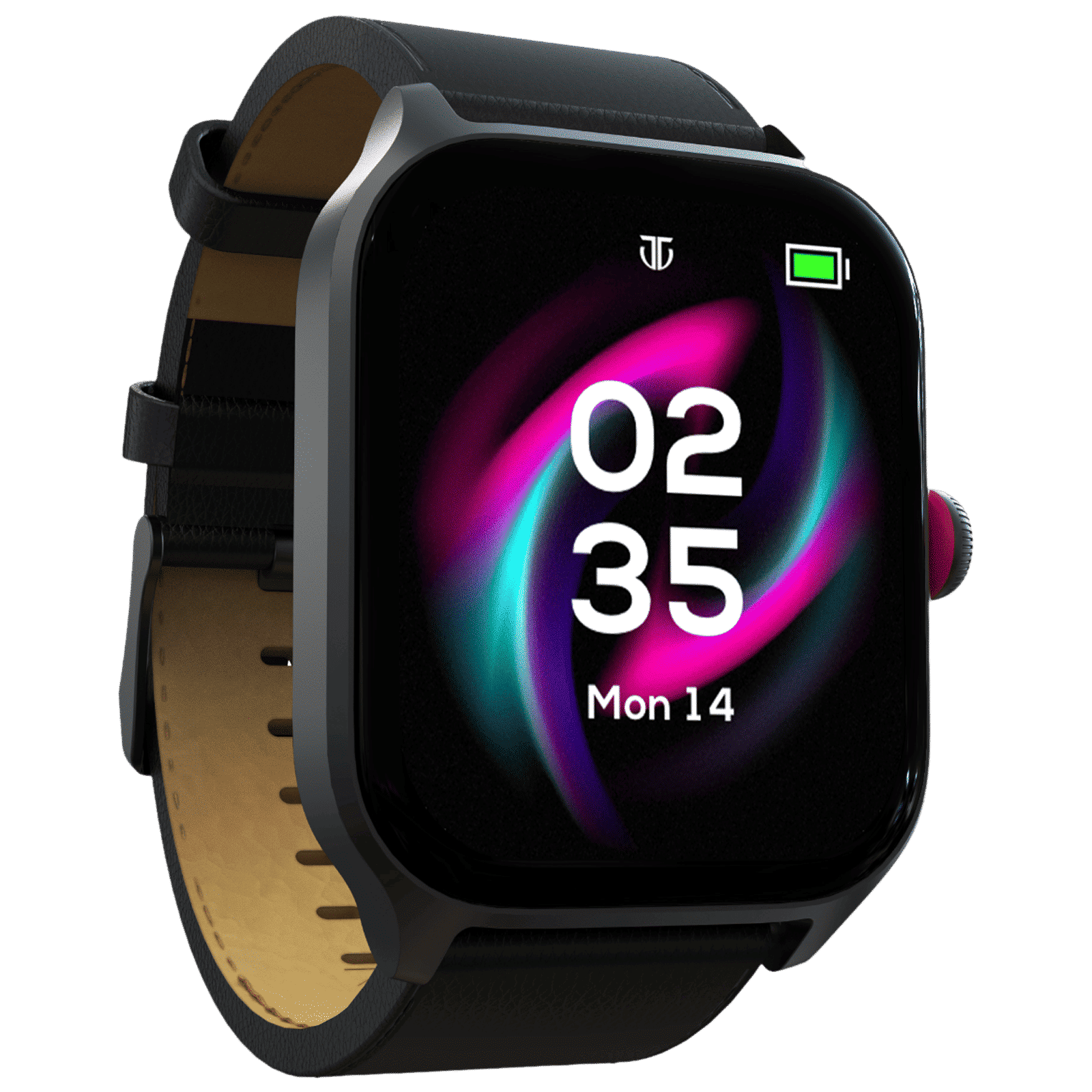 TITAN Zeal Smartwatch with Bluetooth Calling (46.9mm AMOLED Display, IP68 Water Resistant, Black Leather Strap) TITAN Zeal Smartwatch with Bluetooth Calling (46.9mm AMOLED Display, IP68 Water Resistant, Black Leather Strap)_4