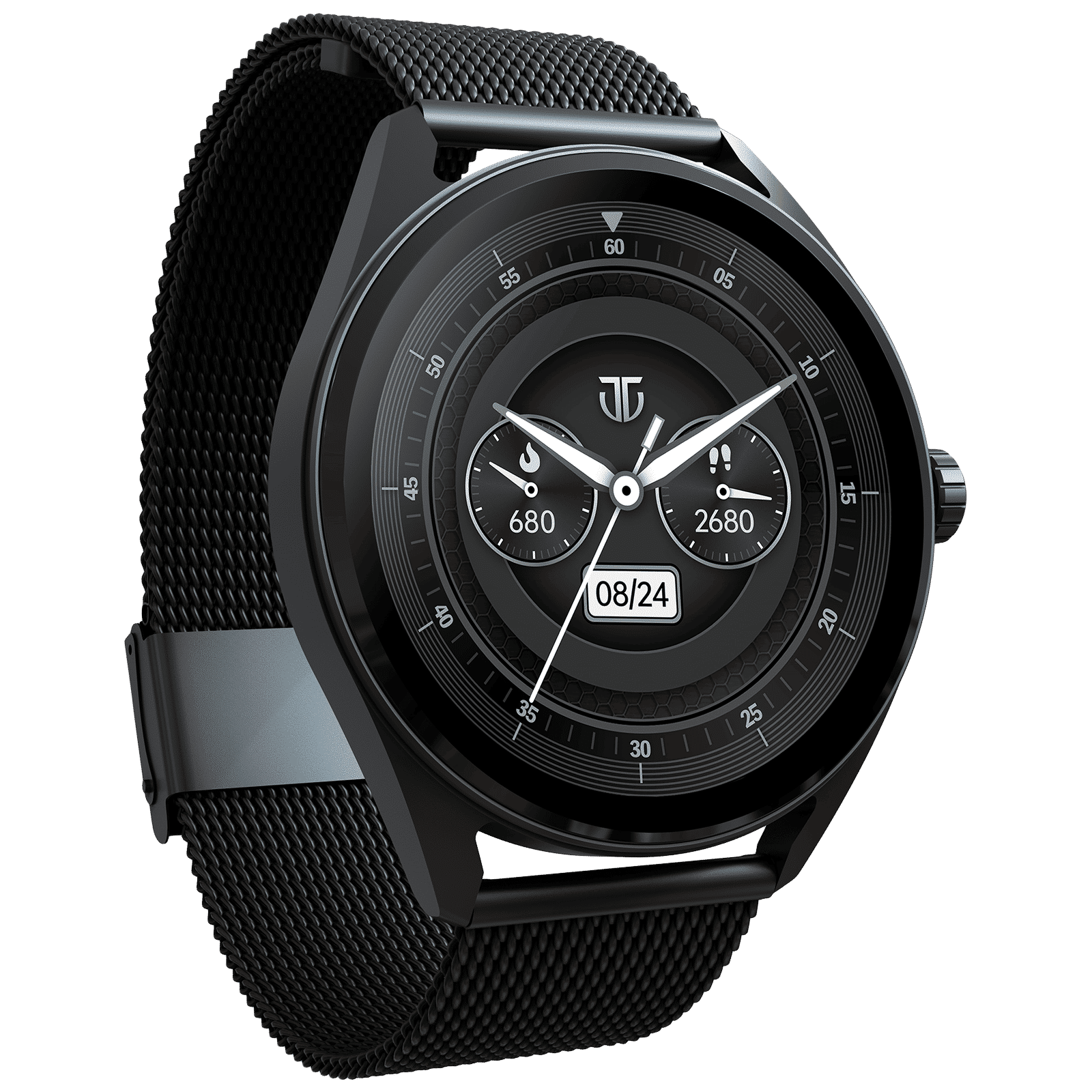 TITAN Crest Smartwatch with Bluetooth Calling (36.3mm AMOLED Display, IP68 Water Resistant, Black Mesh Strap) TITAN Crest Smartwatch with Bluetooth Calling (36.3mm AMOLED Display, IP68 Water Resistant, Black Mesh Strap)_4