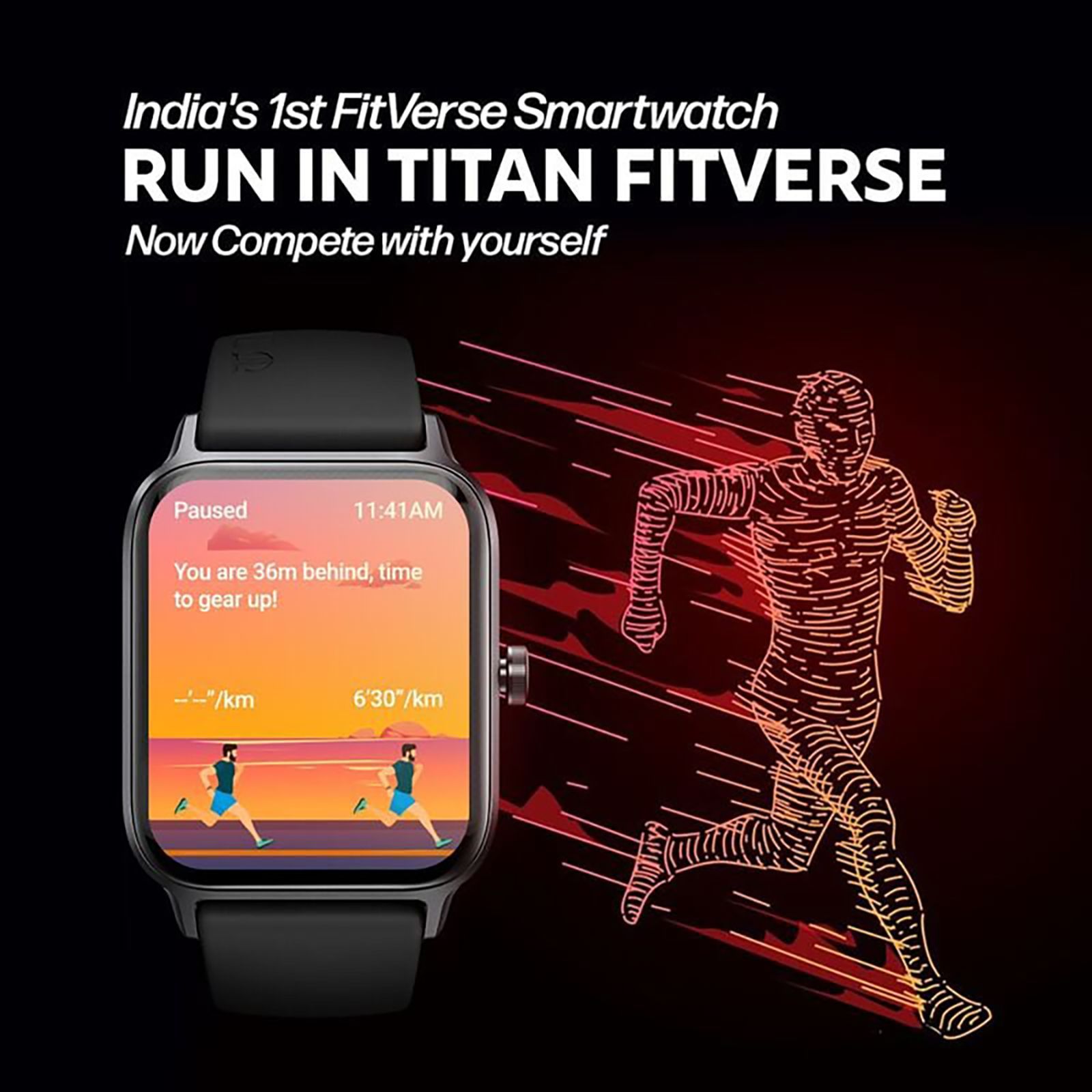 TITAN Traveller Smartwatch with Bluetooth Calling (45.2mm AMOLED Display, IP68 Water Resistant, Blue Strap) TITAN Traveller Smartwatch with Bluetooth Calling (45.2mm AMOLED Display, IP68 Water Resistant, Blue Strap)_8