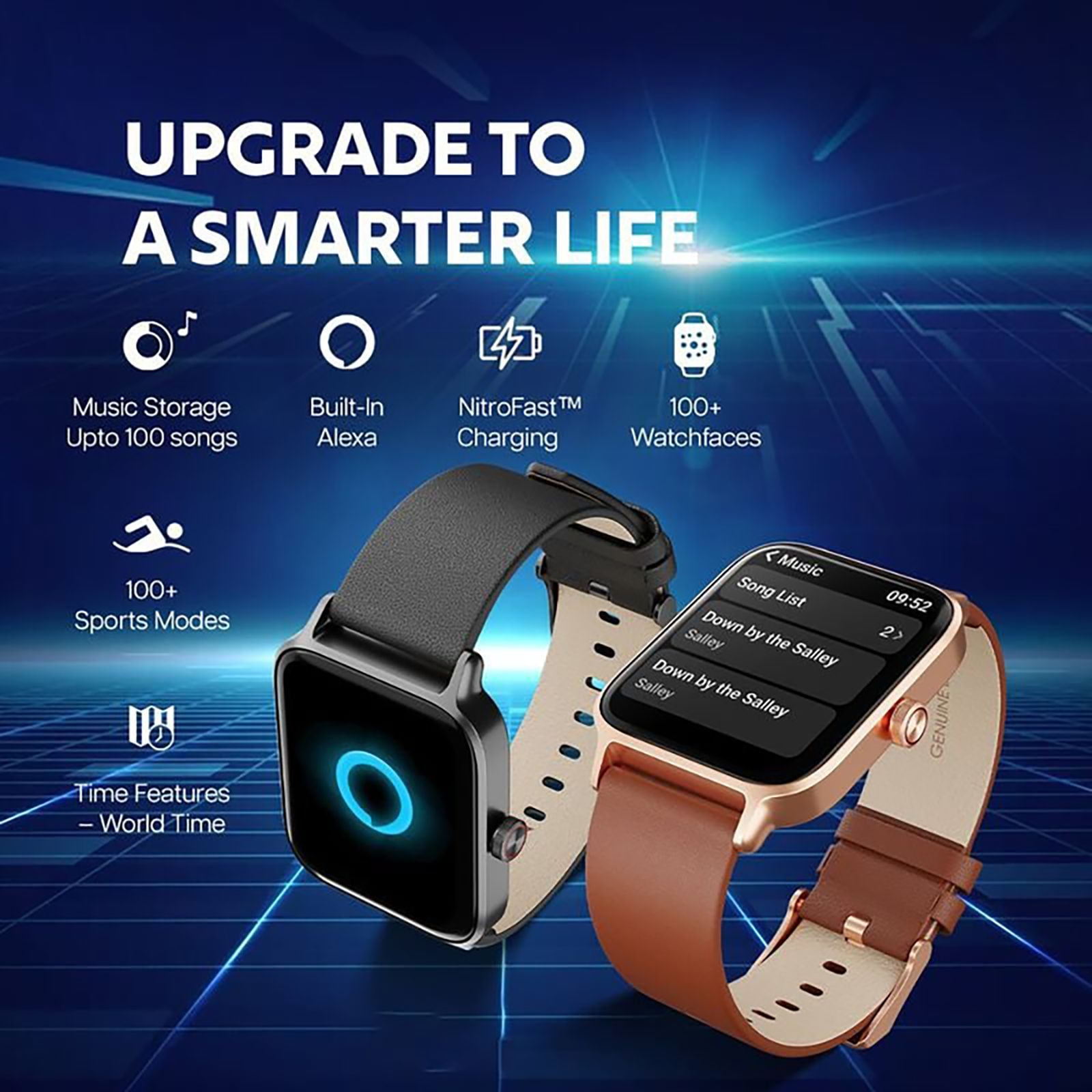 TITAN Traveller Smartwatch with Bluetooth Calling (45.2mm AMOLED Display, IP68 Water Resistant, Blue Strap) TITAN Traveller Smartwatch with Bluetooth Calling (45.2mm AMOLED Display, IP68 Water Resistant, Blue Strap)_12