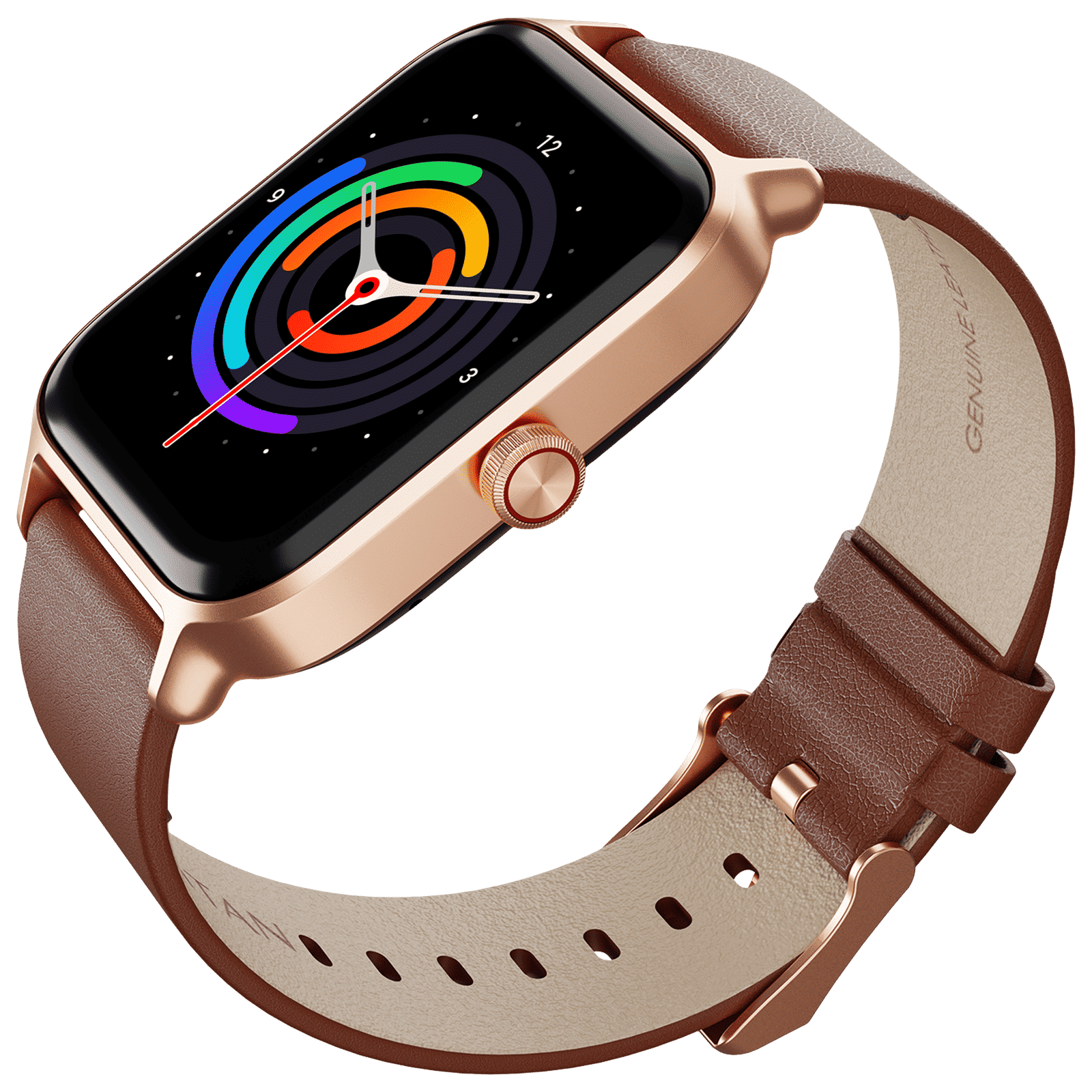 TITAN Traveller Smartwatch with Bluetooth Calling (45.2mm AMOLED Display, IP68 Water Resistant, Brown Strap) TITAN Traveller Smartwatch with Bluetooth Calling (45.2mm AMOLED Display, IP68 Water Resistant, Brown Strap)_4