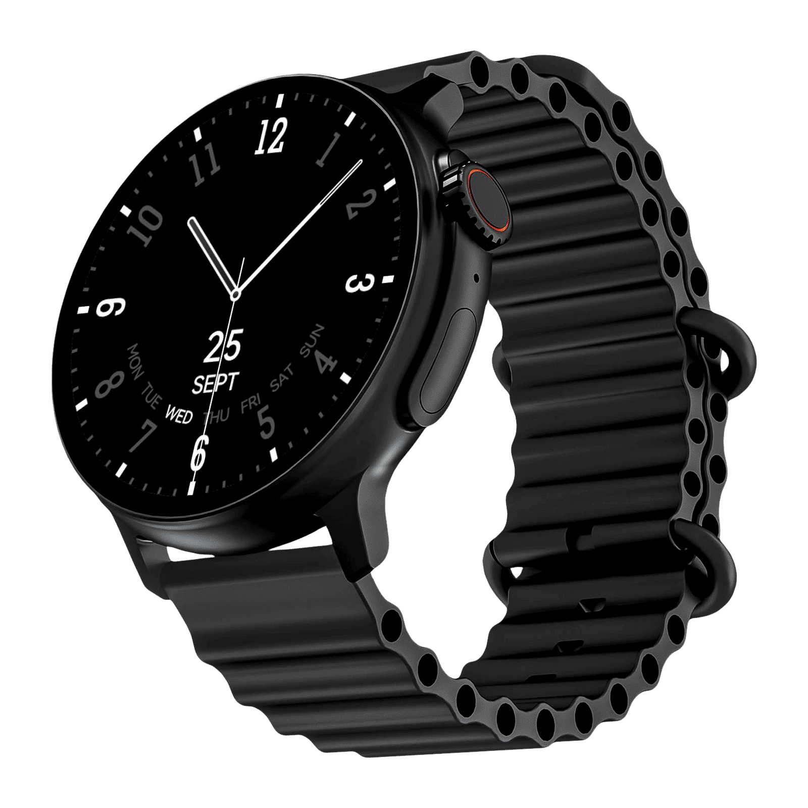 boAt Lunar Tigon Smartwatch with Bluetooth Calling (36.8mm AMOLED Display, IP67 Sweat Resistant, Active Black Strap) boAt Lunar Tigon Smartwatch with Bluetooth Calling (36.8mm AMOLED Display, IP67 Sweat Resistant, Active Black Strap)_1