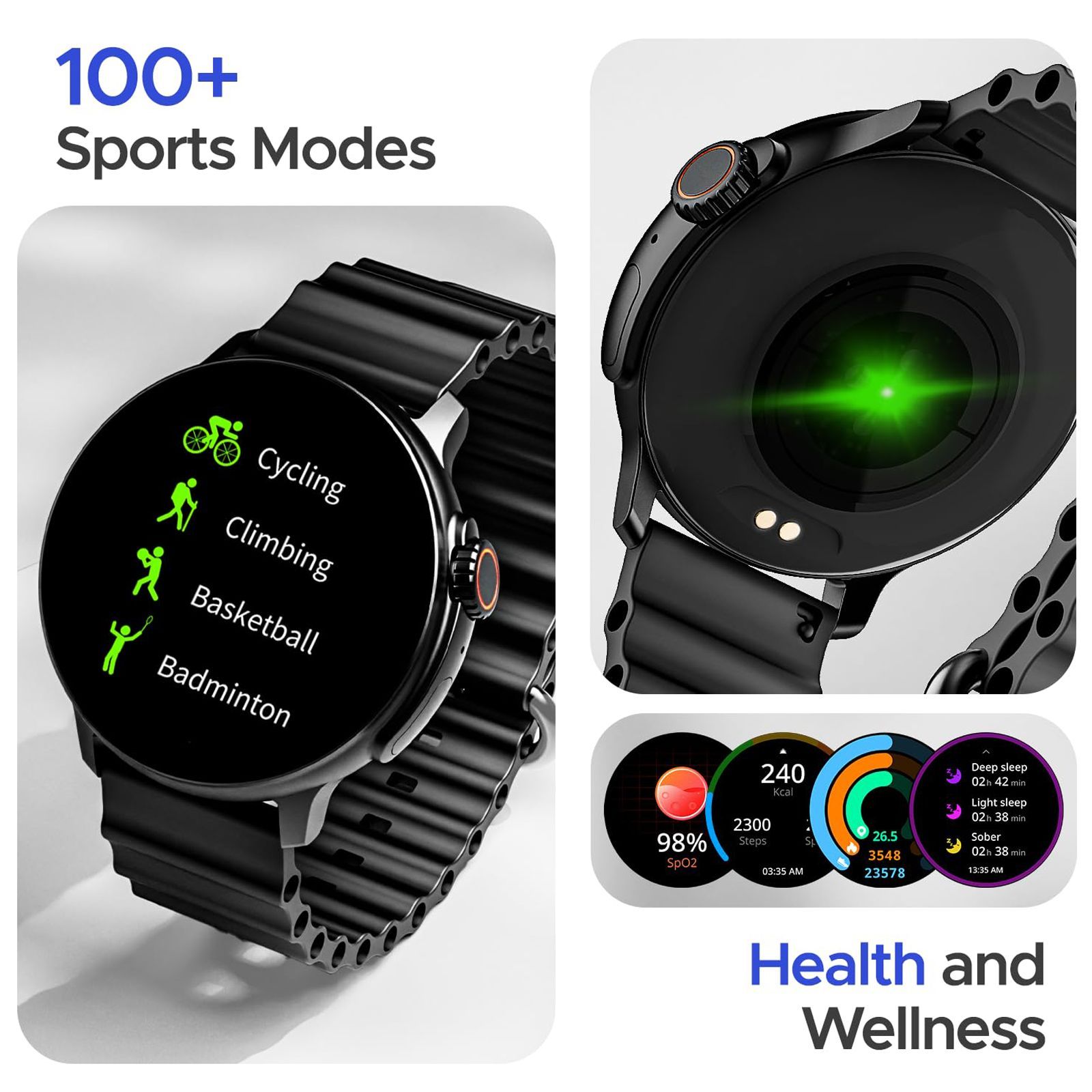 boAt Lunar Tigon Smartwatch with Bluetooth Calling (36.8mm AMOLED Display, IP67 Sweat Resistant, Active Black Strap) boAt Lunar Tigon Smartwatch with Bluetooth Calling (36.8mm AMOLED Display, IP67 Sweat Resistant, Active Black Strap)_7