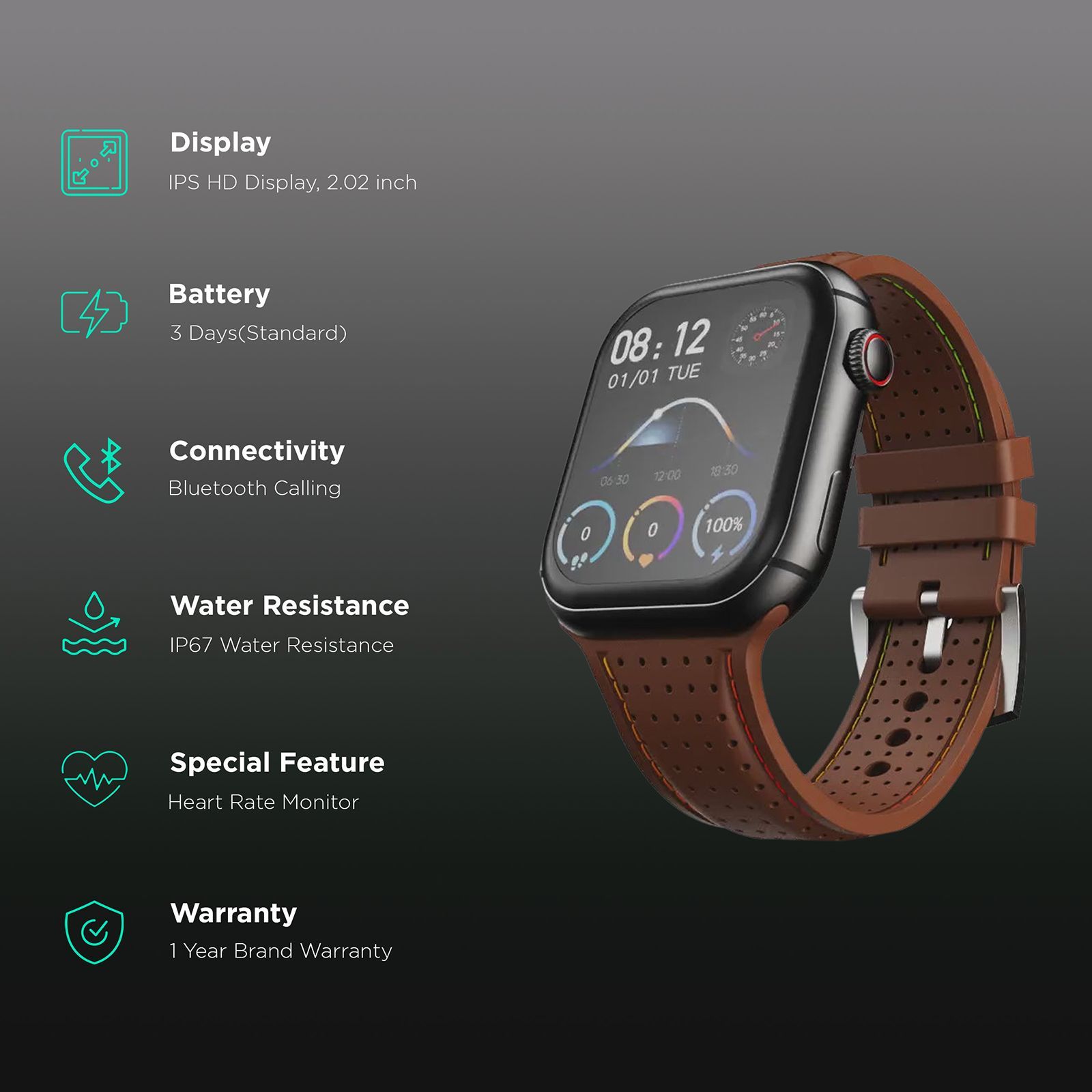 FIRE-BOLTT Dream GPS+Wi-Fi+4G SIM+Bluetooth Android OS Wristphone (51.3mm HD Display, Cortex A7MP CPU, Google Play Store, Cocoa Couture Strap) FIRE-BOLTT Dream GPS+Wi-Fi+4G SIM+Bluetooth Android OS Wristphone (51.3mm HD Display, Cortex A7MP CPU, Google Play Store, Cocoa Couture Strap)_2