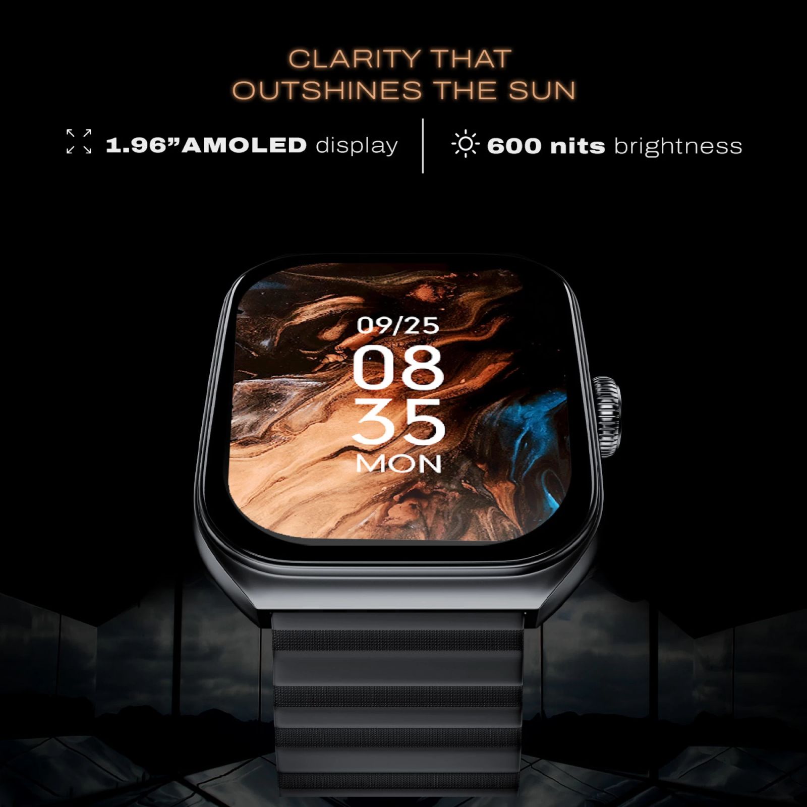 noise ColorFit Hexa Smartwatch with Bluetooth Calling (49.7mm AMOLED Display, IP67 Water Resistant, Jet Black Strap)_14