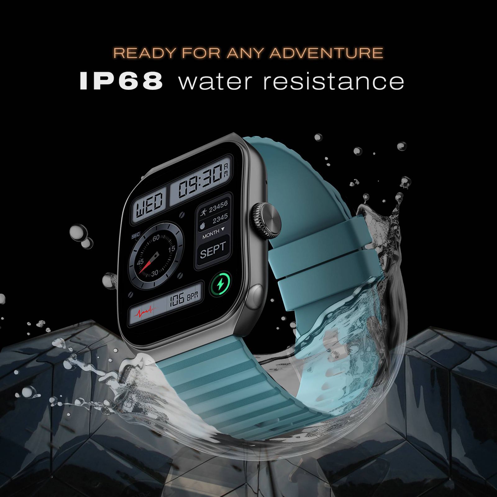 noise ColorFit Hexa Smartwatch with Bluetooth Calling (49.7mm AMOLED Display, IP67 Water Resistant, Teal Blue Strap) noise ColorFit Hexa Smartwatch with Bluetooth Calling (49.7mm AMOLED Display, IP67 Water Resistant, Teal Blue Strap)_10