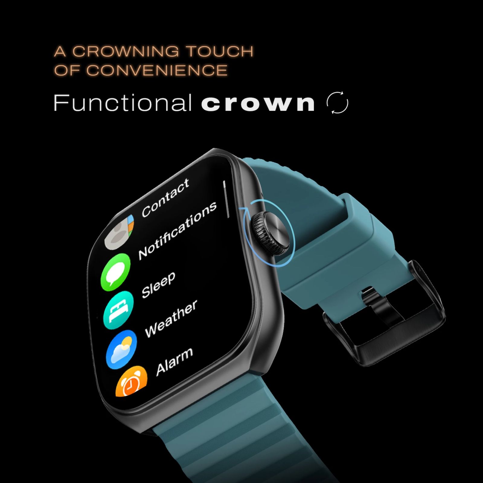 noise ColorFit Hexa Smartwatch with Bluetooth Calling (49.7mm AMOLED Display, IP67 Water Resistant, Teal Blue Strap) noise ColorFit Hexa Smartwatch with Bluetooth Calling (49.7mm AMOLED Display, IP67 Water Resistant, Teal Blue Strap)_14