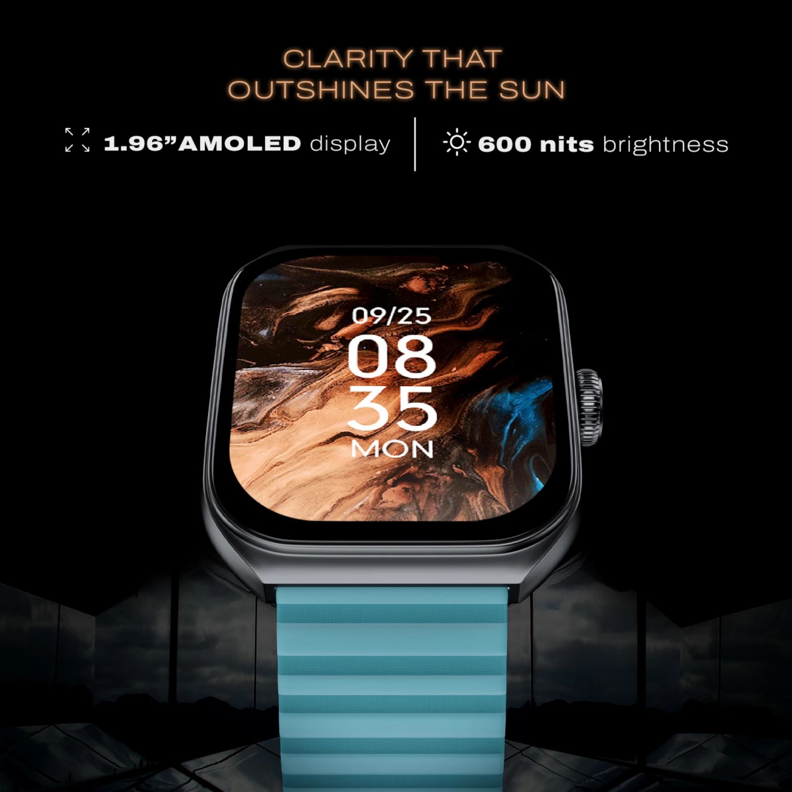 noise ColorFit Hexa Smartwatch with Bluetooth Calling (49.7mm AMOLED Display, IP67 Water Resistant, Teal Blue Strap) noise ColorFit Hexa Smartwatch with Bluetooth Calling (49.7mm AMOLED Display, IP67 Water Resistant, Teal Blue Strap)_15