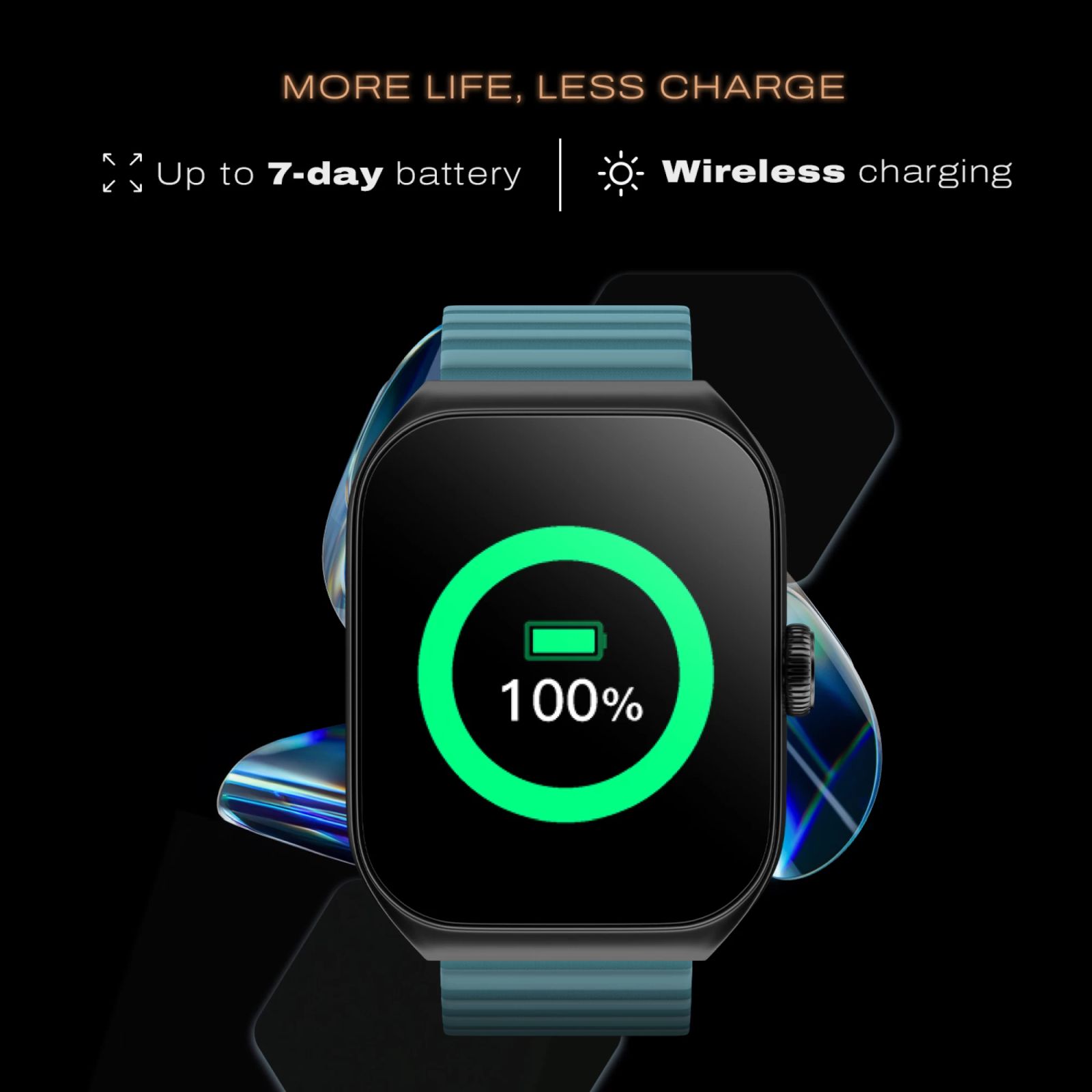 noise ColorFit Hexa Smartwatch with Bluetooth Calling (49.7mm AMOLED Display, IP67 Water Resistant, Teal Blue Strap) noise ColorFit Hexa Smartwatch with Bluetooth Calling (49.7mm AMOLED Display, IP67 Water Resistant, Teal Blue Strap)_9