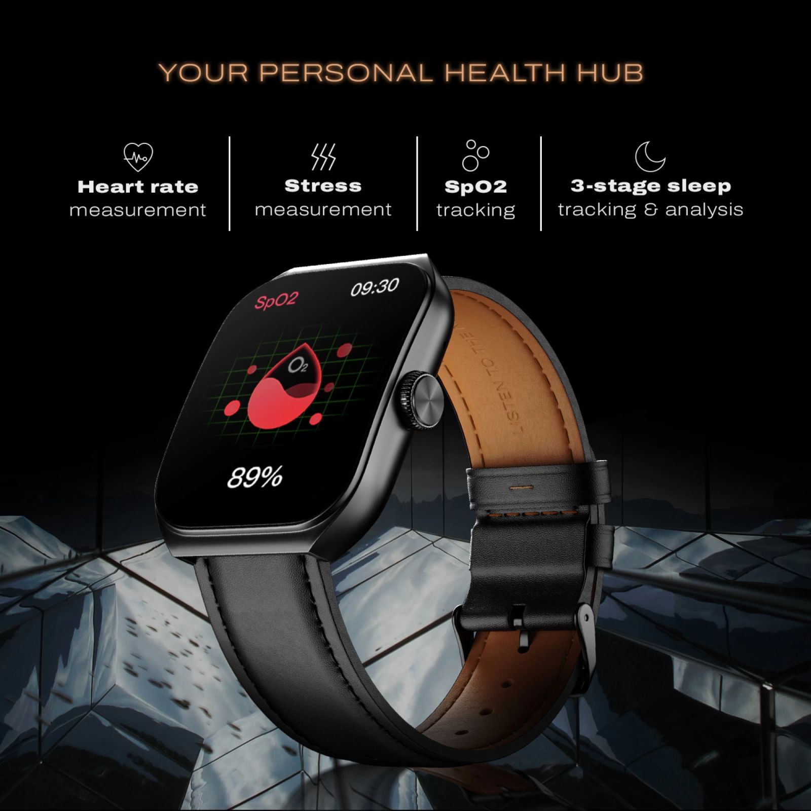noise ColorFit Hexa Smartwatch with Bluetooth Calling (49.7mm AMOLED Display, IP67 Water Resistant, Classic Black Strap)_11