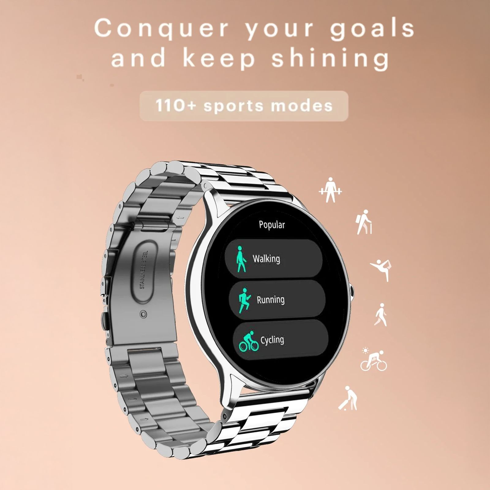 noise Twist Go Smartwatch with Bluetooth Calling (35mm TFT Display, IP67 Water Resistant, Black Link Strap)_13