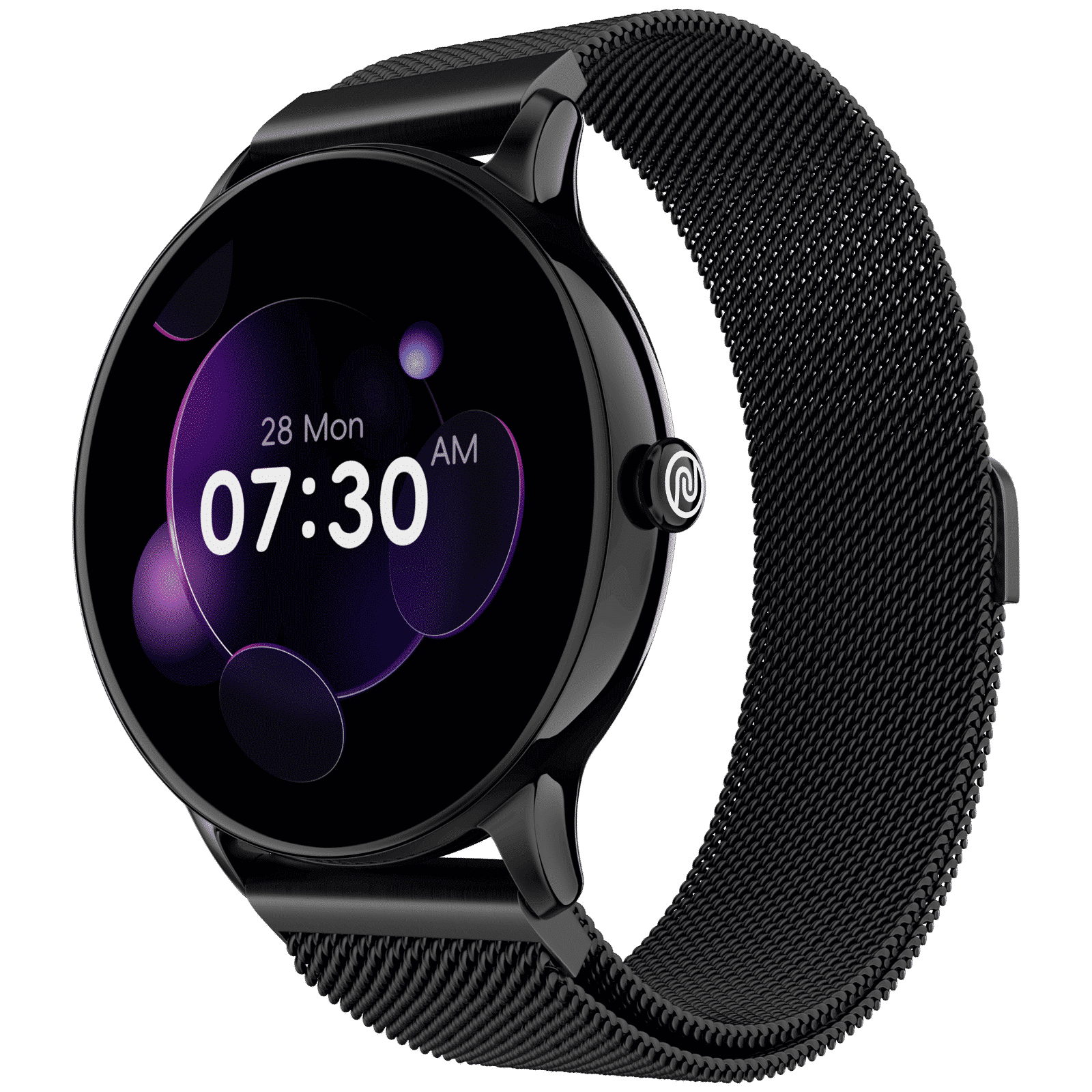 noise Twist Go Smartwatch with Bluetooth Calling (35mm TFT Display, IP67 Water Resistant, Black Link Strap)_4