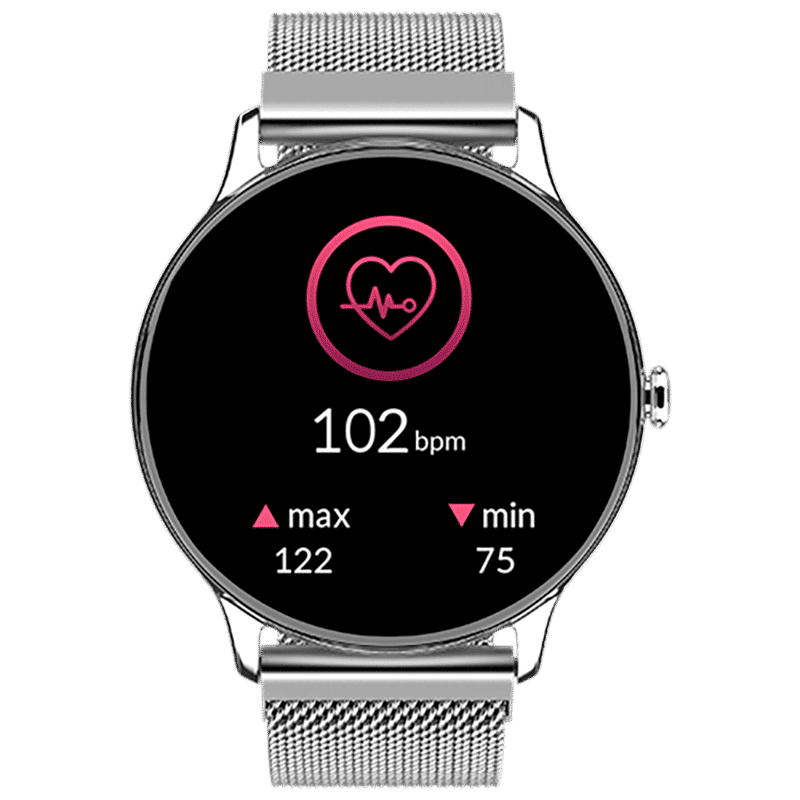 noise Twist Go Smartwatch with Bluetooth Calling (35mm TFT Display, IP67 Water Resistant, Silver Link Strap)_8