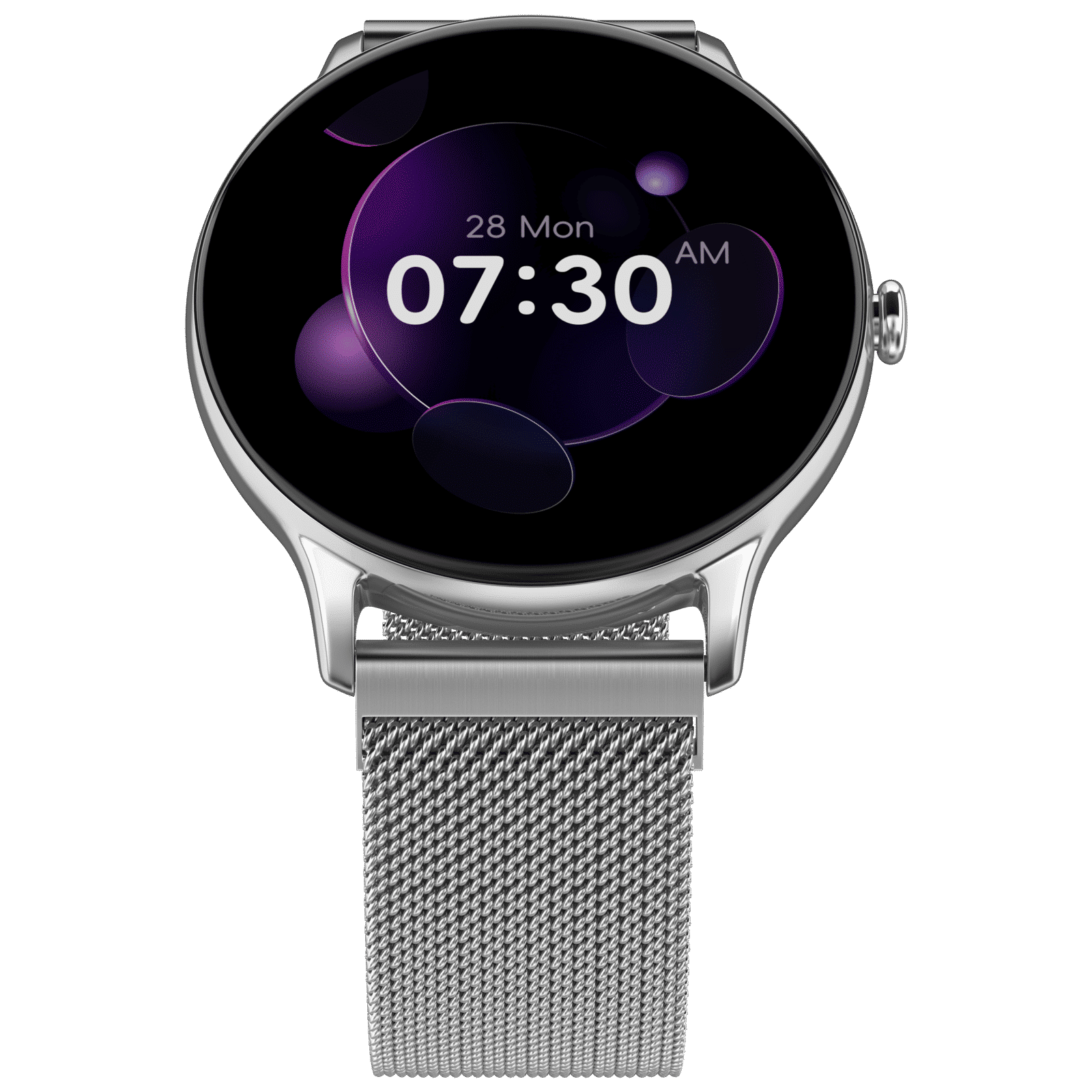 noise Twist Go Smartwatch with Bluetooth Calling (35mm TFT Display, IP67 Water Resistant, Silver Link Strap)_7