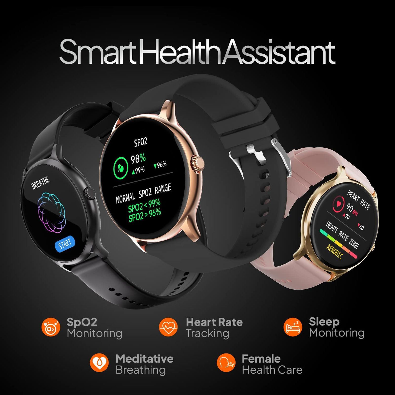 FIRE-BOLTT Phoenix Pro Smartwatch with Bluetooth Calling (35.3mm TFT HD Display, IP67 Water Resistant, Gold Black Strap)_11