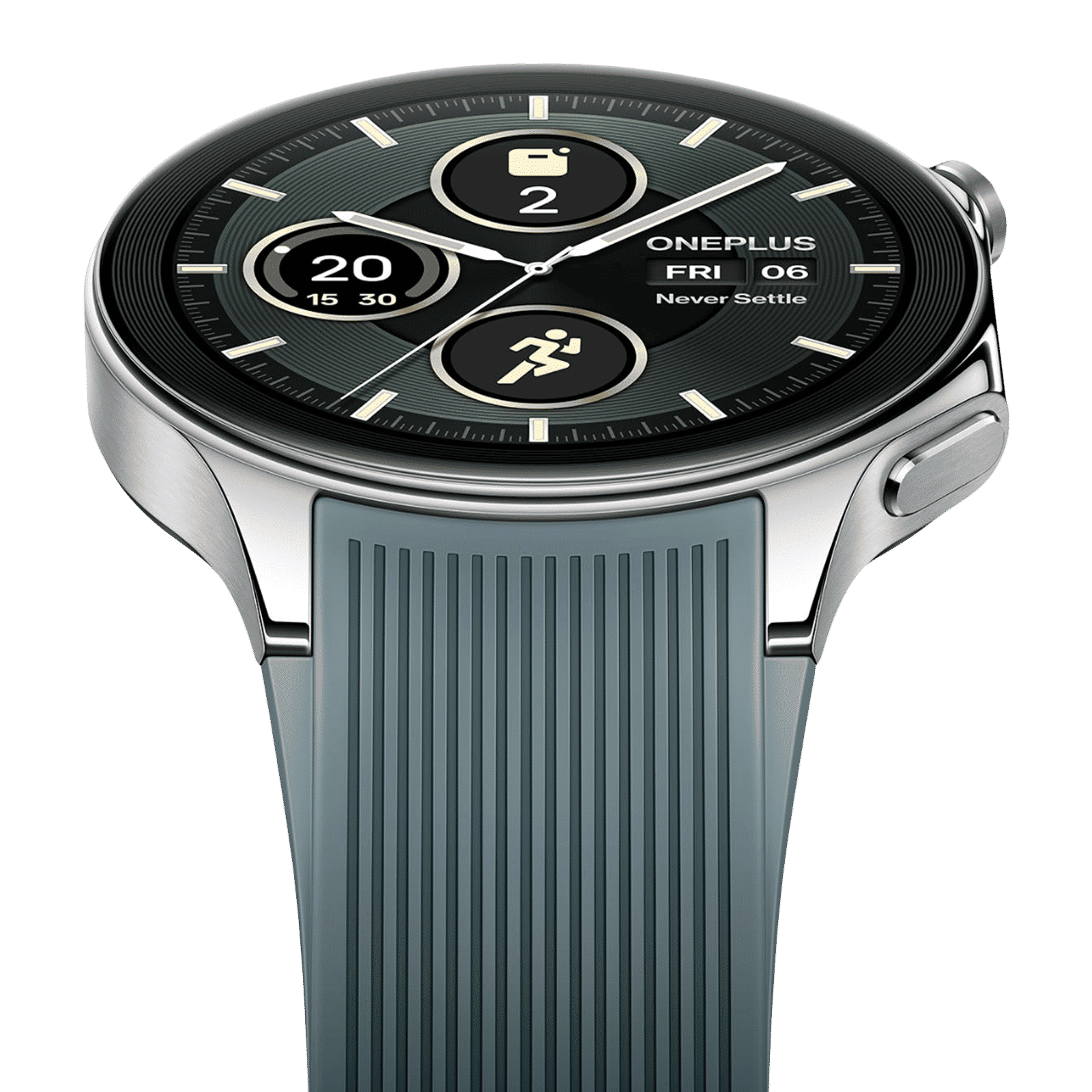 OnePlus Watch 2 GPS+WiFi+Bluetooth Google OS 4 Smartwatch (36.3mm AMOLED Display, Snapdragon W5 Gen 1, GPS, Radiant Steel Strap)_8