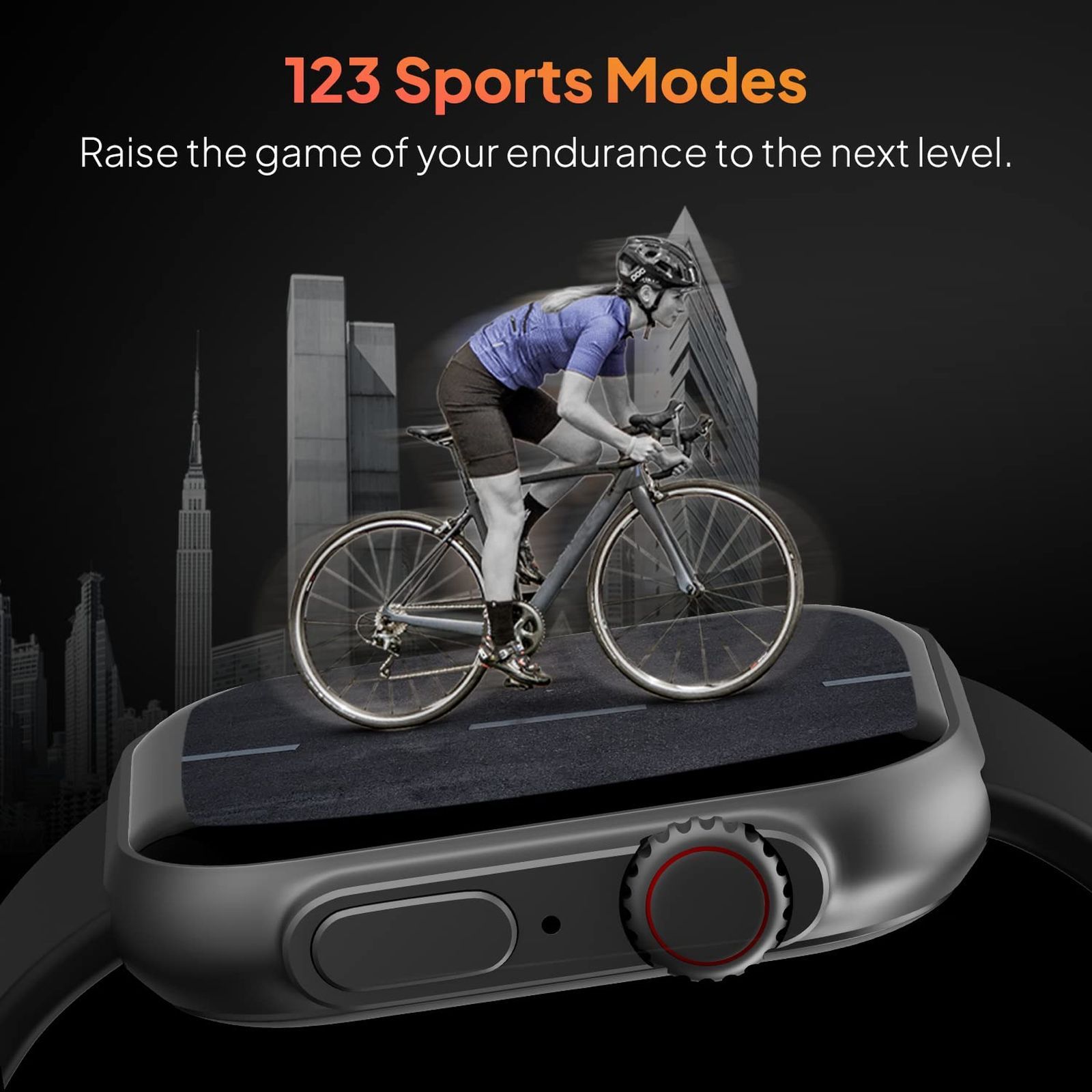 FIRE-BOLTT Gladiator Smartwatch with Bluetooth Calling (49.7mm HD Display, IP67 Water Resistant, Black Strap)_14