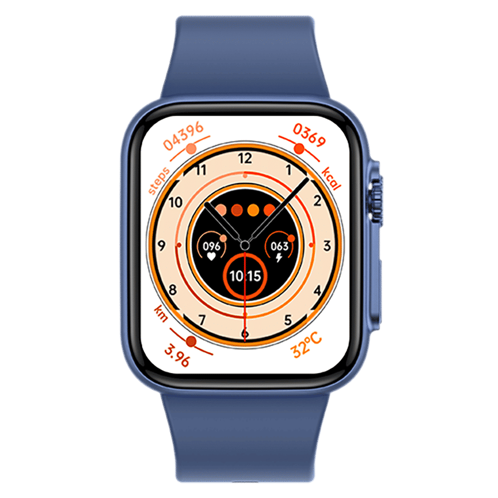 FIRE-BOLTT Gladiator Smartwatch with Bluetooth Calling (49.7mm HD Display, IP67 Water Resistant, Blue Strap)_1