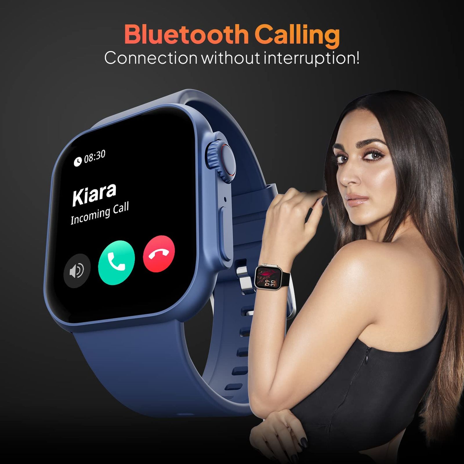 FIRE-BOLTT Gladiator Smartwatch with Bluetooth Calling (49.7mm HD Display, IP67 Water Resistant, Blue Strap)_14