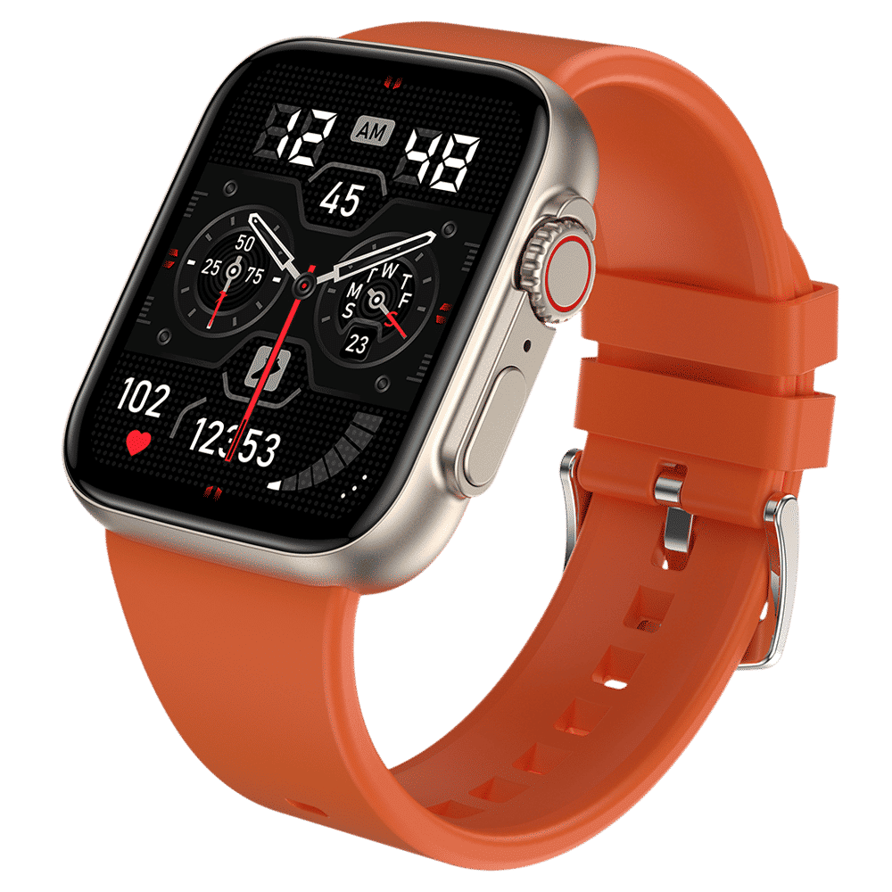 FIRE-BOLTT Gladiator Smartwatch with Bluetooth Calling (49.7mm HD Display, IP67 Water Resistant, Orange Strap)_17