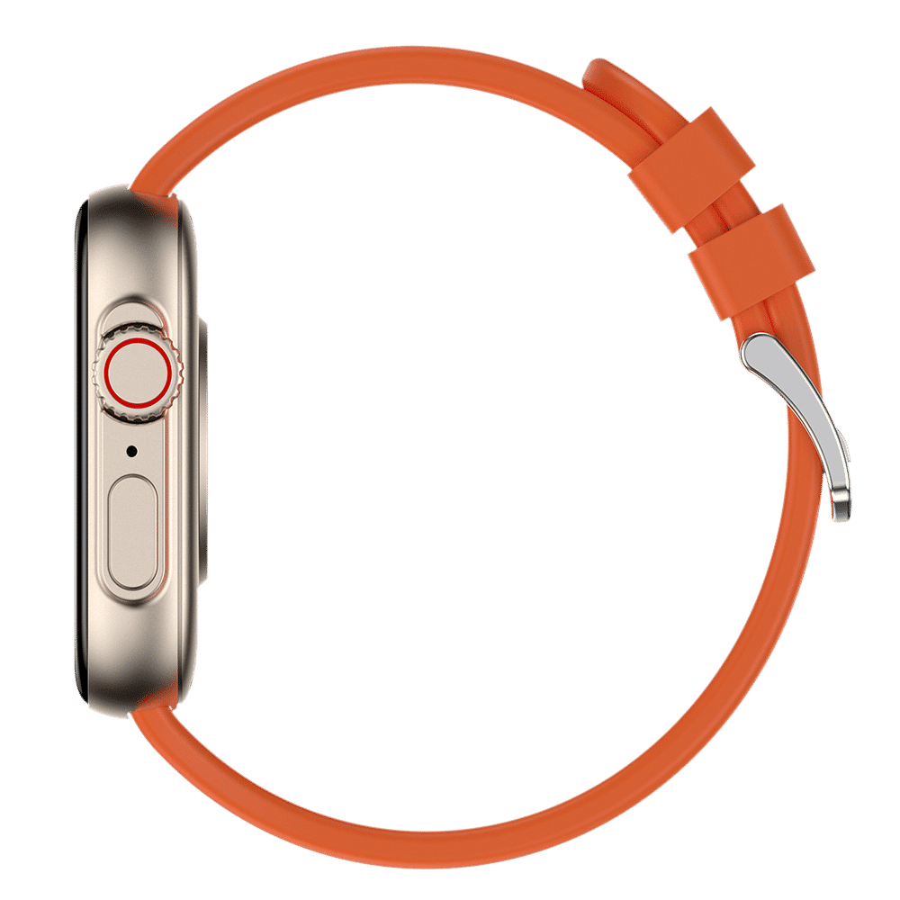 FIRE-BOLTT Gladiator Smartwatch with Bluetooth Calling (49.7mm HD Display, IP67 Water Resistant, Orange Strap)_4