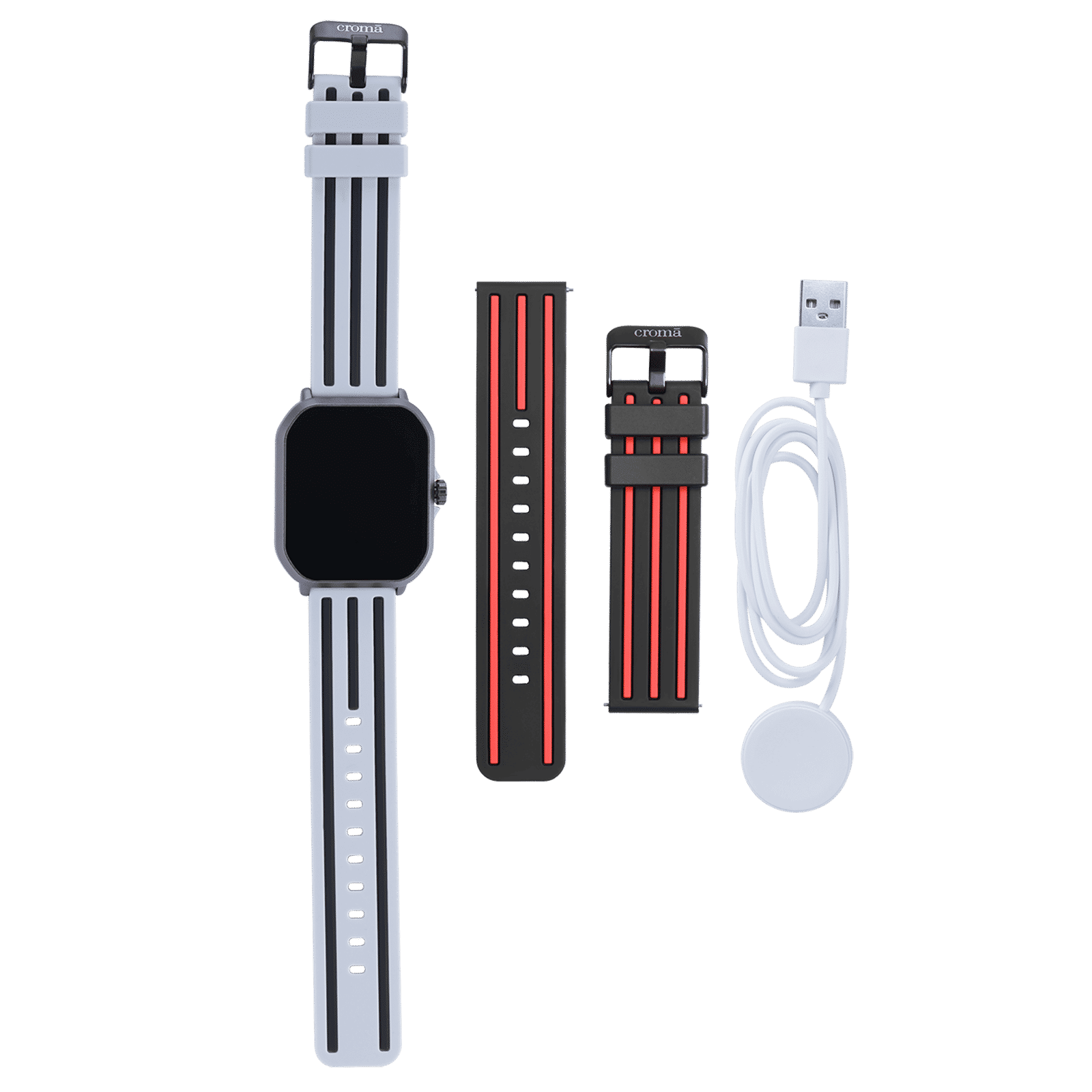 Croma Velocity AW Smartwatch with Bluetooth Calling (49.76mm AMOLED Display, IP68 Water Resistant, Black Strap)_8