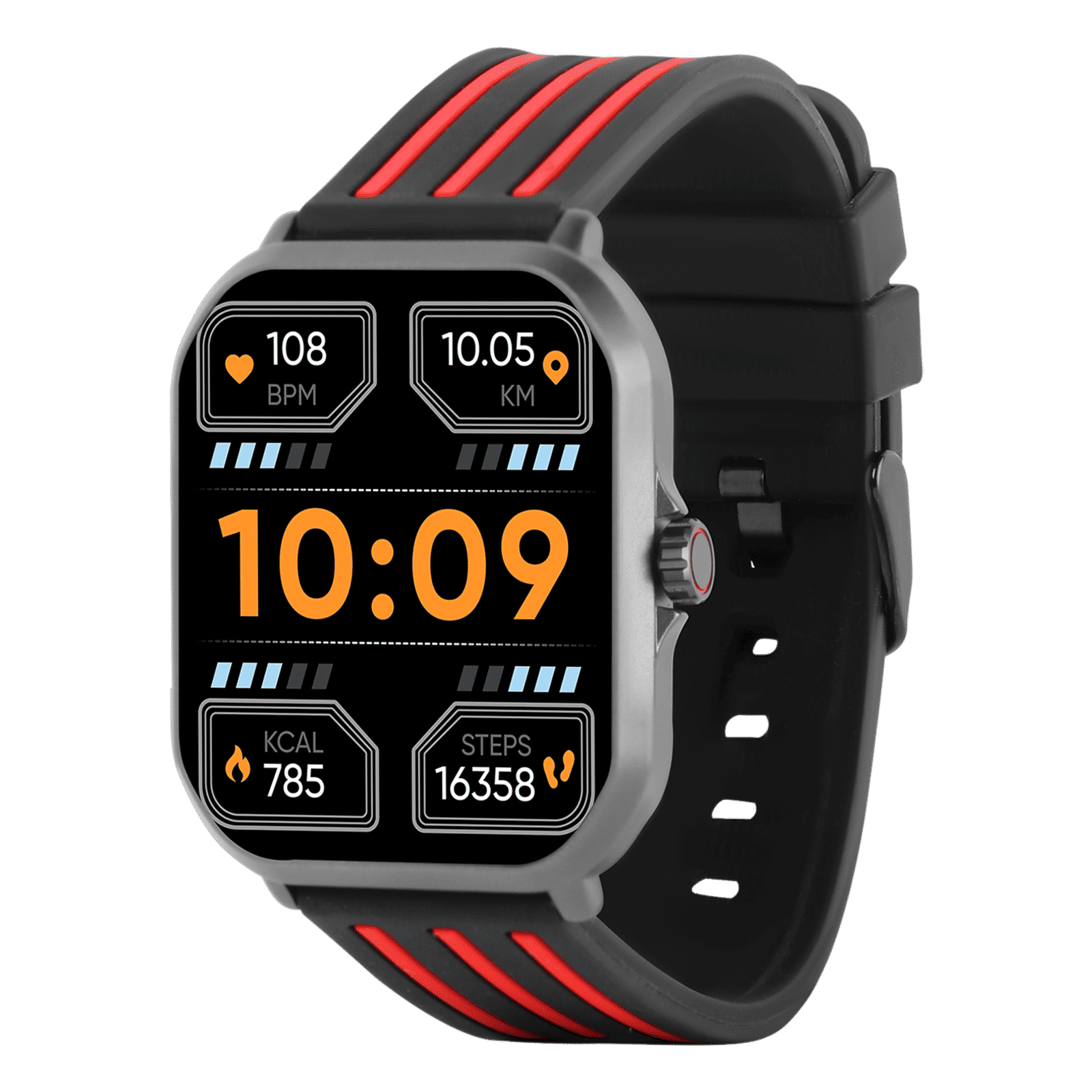 Croma Velocity AW Smartwatch with Bluetooth Calling (49.76mm AMOLED Display, IP68 Water Resistant, Black Strap)_4