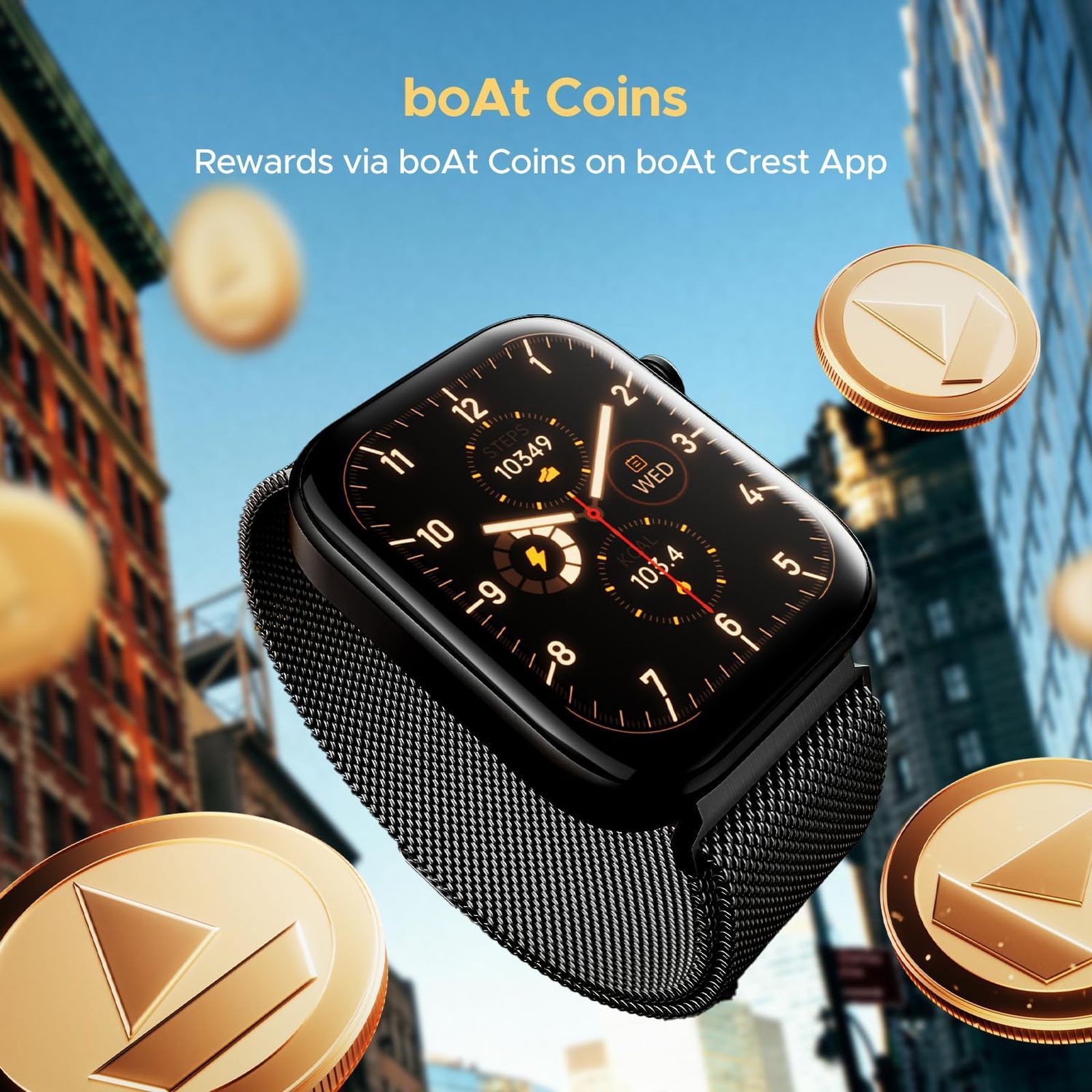 boAt Storm Call 3 Smartwatch with Bluetooth Calling (46.4mm HD Display, IP67 Sweat Resistant, Black Metal Strap) boAt Storm Call 3 Smartwatch with Bluetooth Calling (46.4mm HD Display, IP67 Sweat Resistant, Black Metal Strap)_7