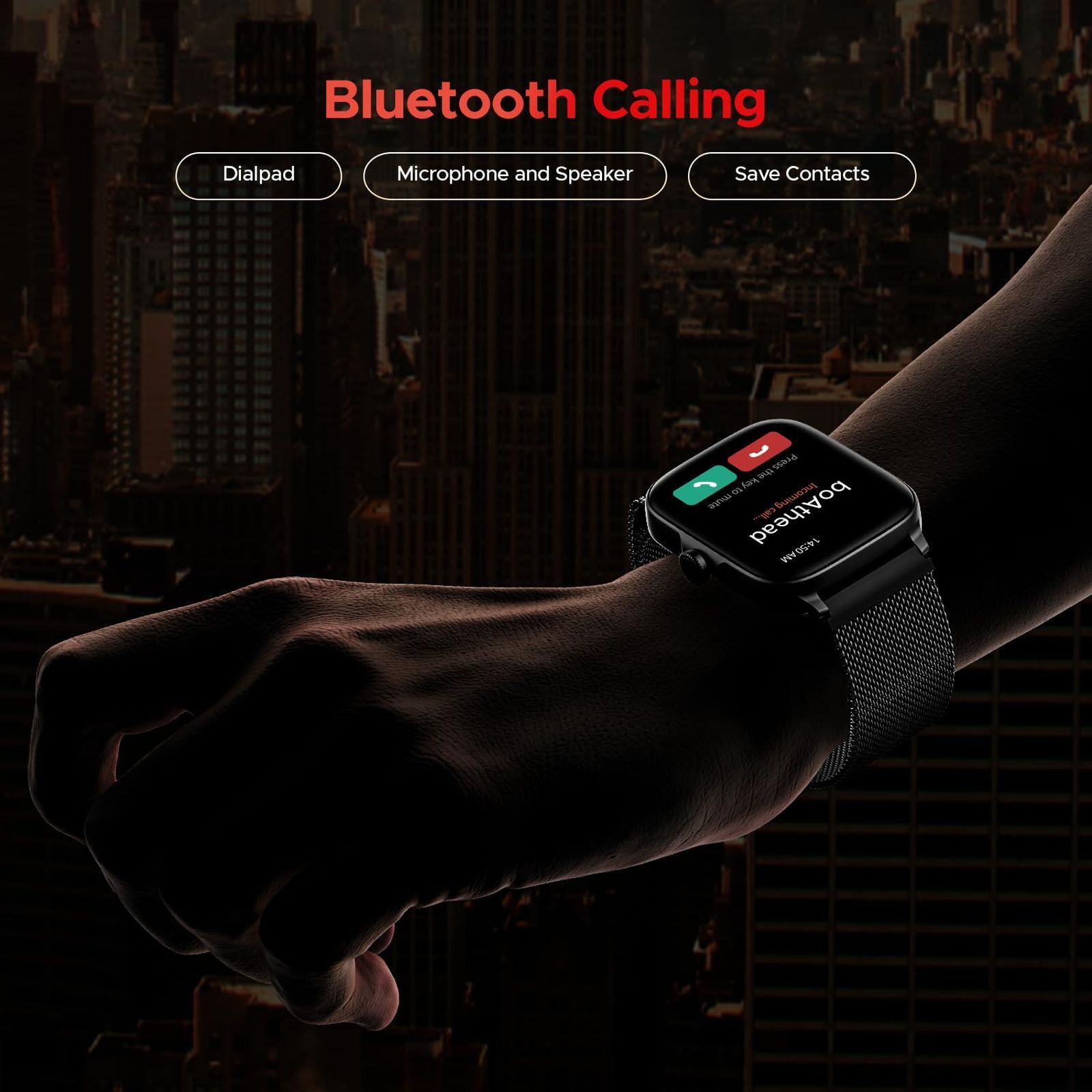 boAt Storm Call 3 Smartwatch with Bluetooth Calling (46.4mm HD Display, IP67 Sweat Resistant, Black Metal Strap) boAt Storm Call 3 Smartwatch with Bluetooth Calling (46.4mm HD Display, IP67 Sweat Resistant, Black Metal Strap)_5