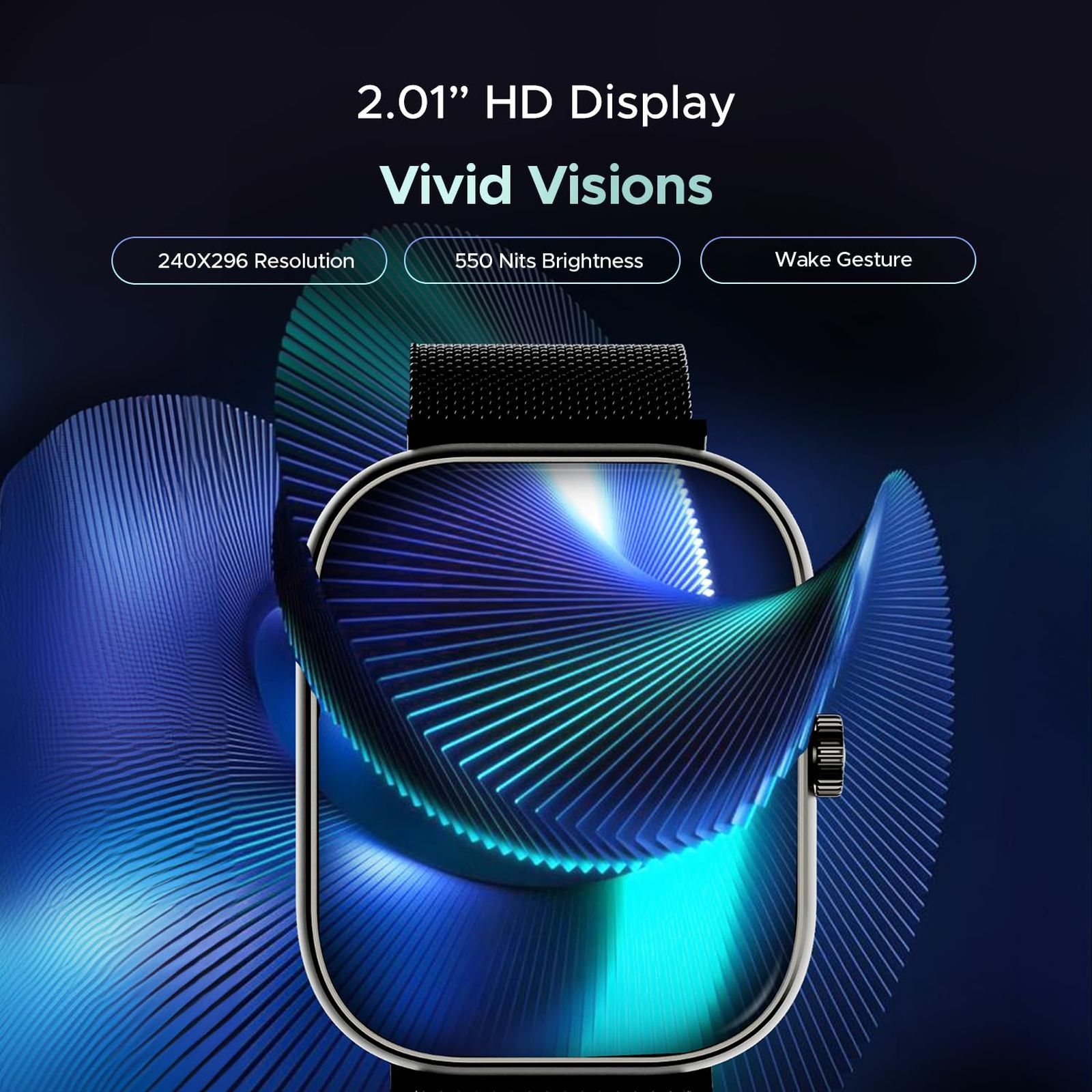 boAt Wave Sigma 3 Smartwatch with Bluetooth Calling (51.05mm HD Display, IP67 Water Resistant, Metal Black Strap)_8