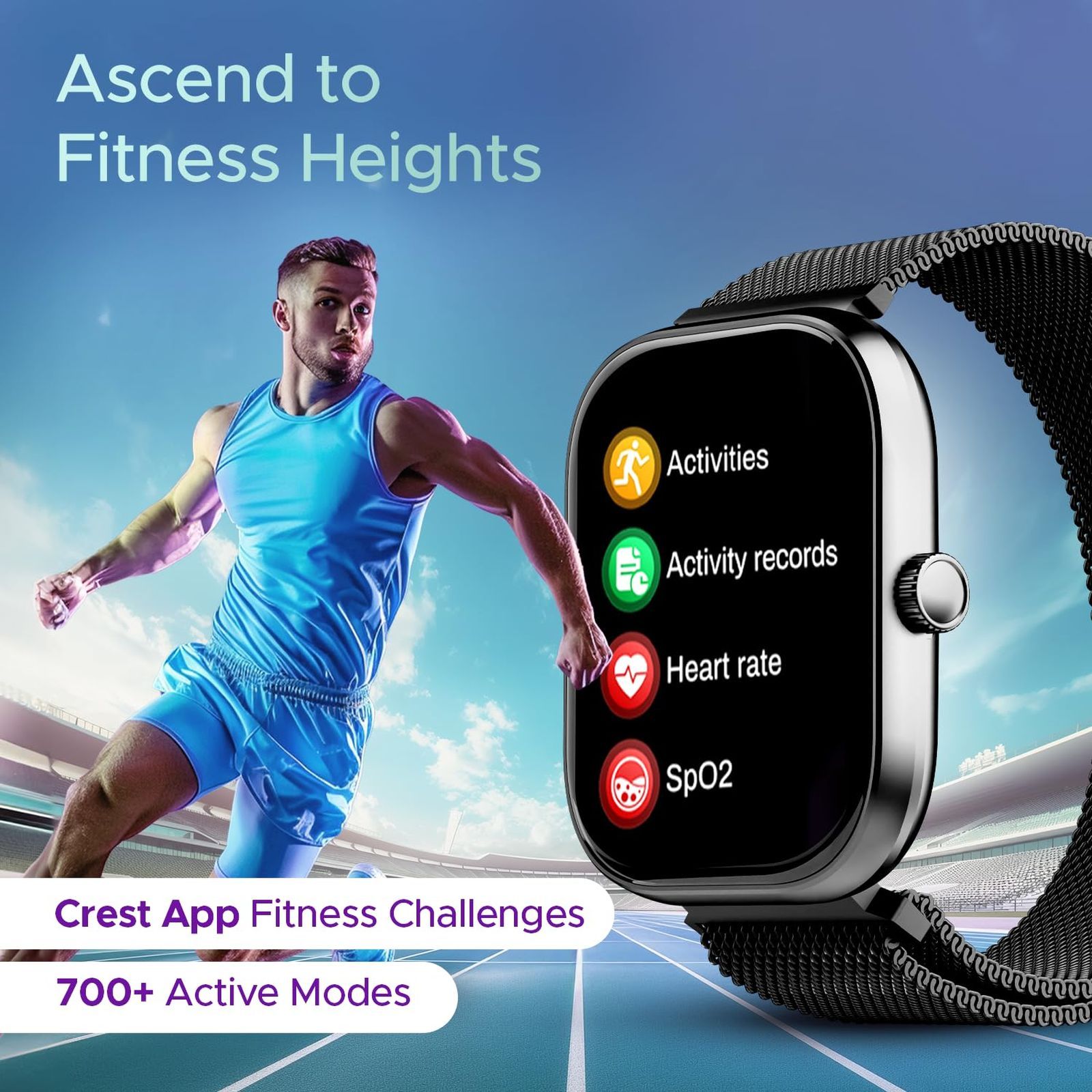 boAt Wave Sigma 3 Smartwatch with Bluetooth Calling (51.05mm HD Display, IP67 Water Resistant, Metal Black Strap)_9