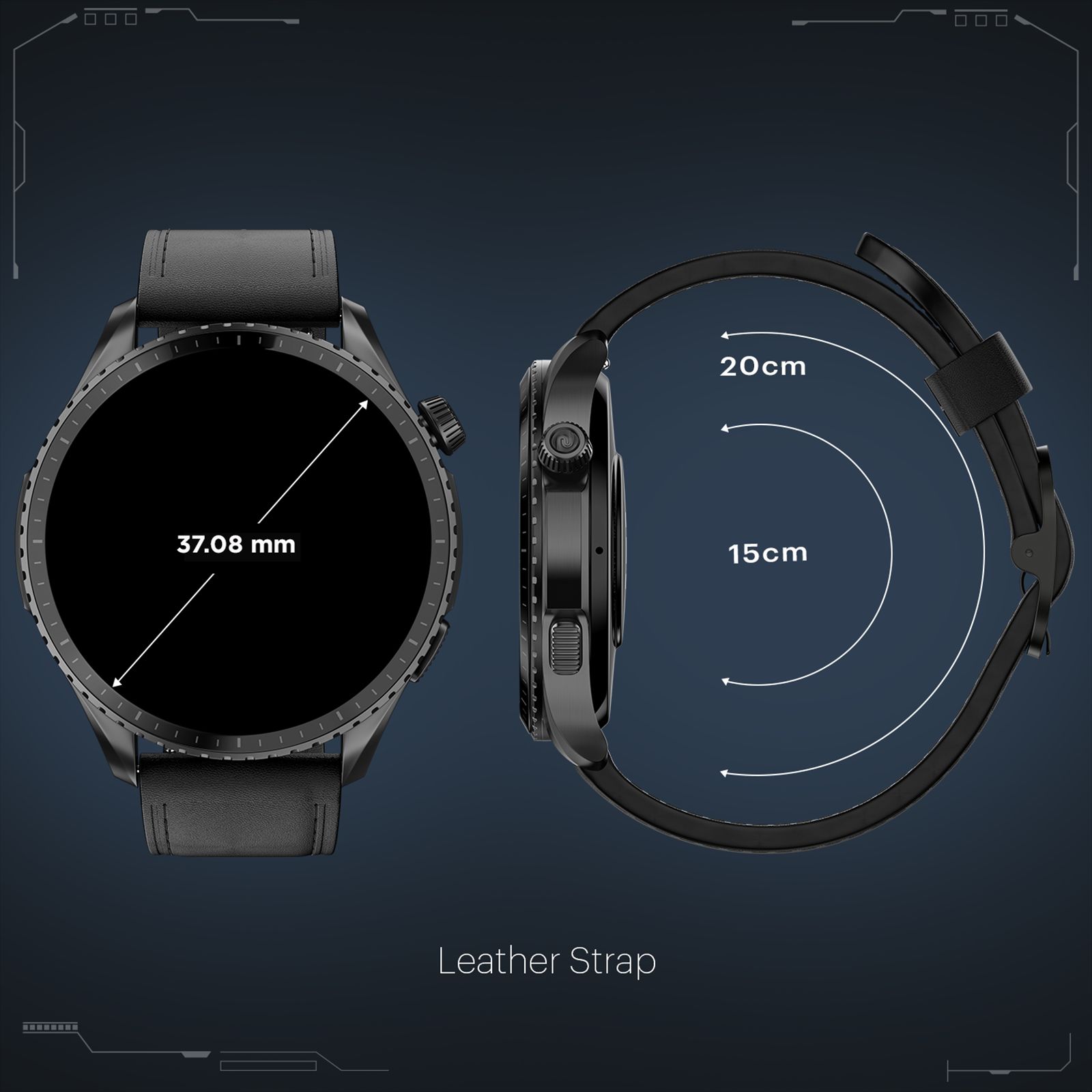 noise Origin Smartwatch with Activity Tracker (37.08mm AMOLED Display, 3ATM Water Resistant, Classic Black Strap)_14