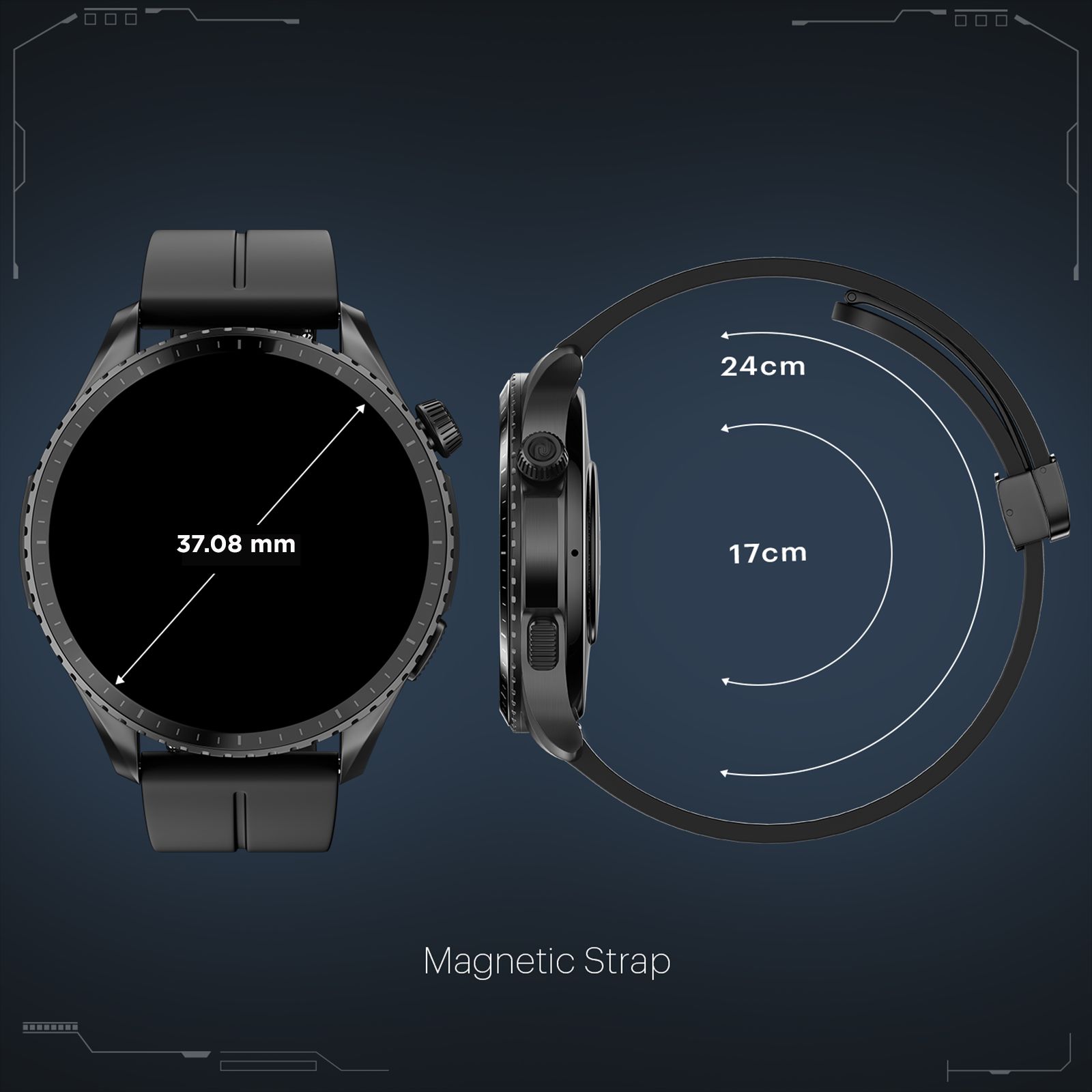 noise Origin Smartwatch with Activity Tracker (37.08mm AMOLED Display, 3ATM Water Resistant, Classic Black Strap)_15