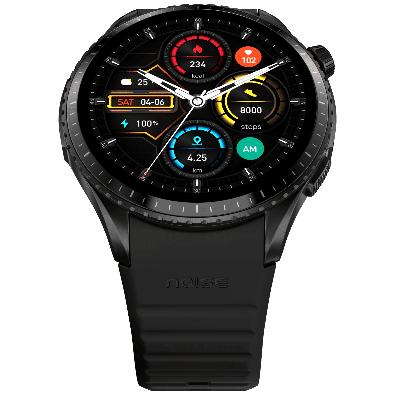 noise Origin Smartwatch with Activity Tracker (37.08mm AMOLED Display, 3ATM Water Resistant, Jet Black Strap) noise Origin Smartwatch with Activity Tracker (37.08mm AMOLED Display, 3ATM Water Resistant, Jet Black Strap)_10