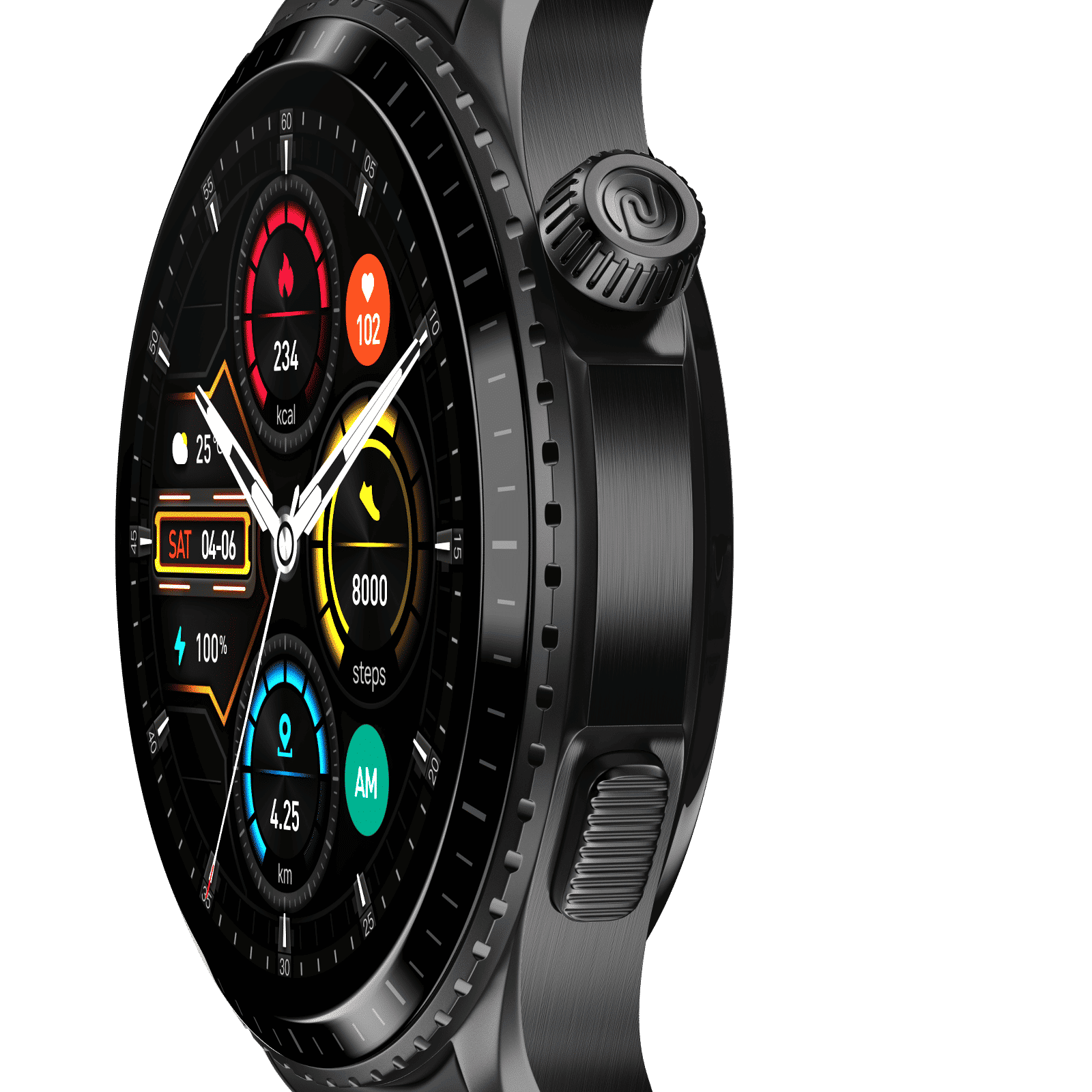 noise Origin Smartwatch with Activity Tracker (37.08mm AMOLED Display, 3ATM Water Resistant, Jet Black Strap) noise Origin Smartwatch with Activity Tracker (37.08mm AMOLED Display, 3ATM Water Resistant, Jet Black Strap)_5