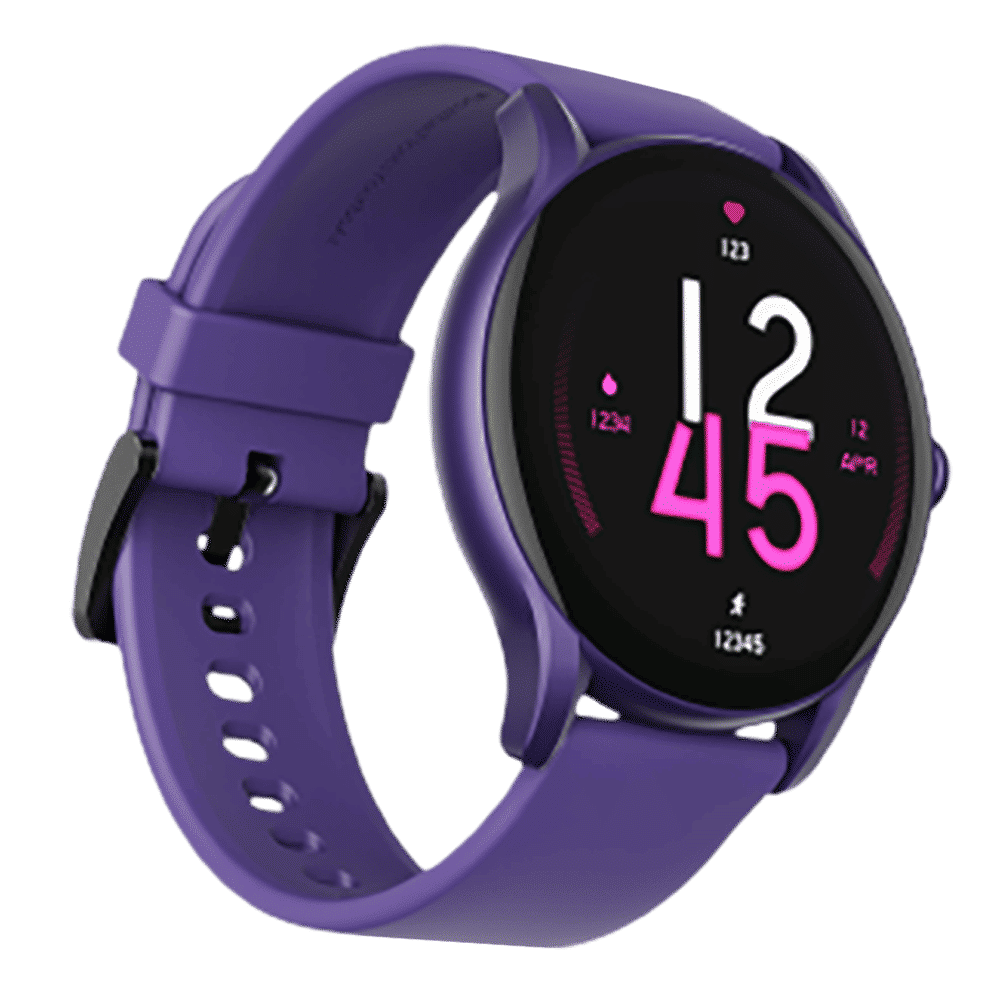 boAt Lunar Connect Ace Smartwatch with Bluetooth Calling (36.3mm AMOLED Display, IP68 Water Resistant, Orchid Purple Strap)_3