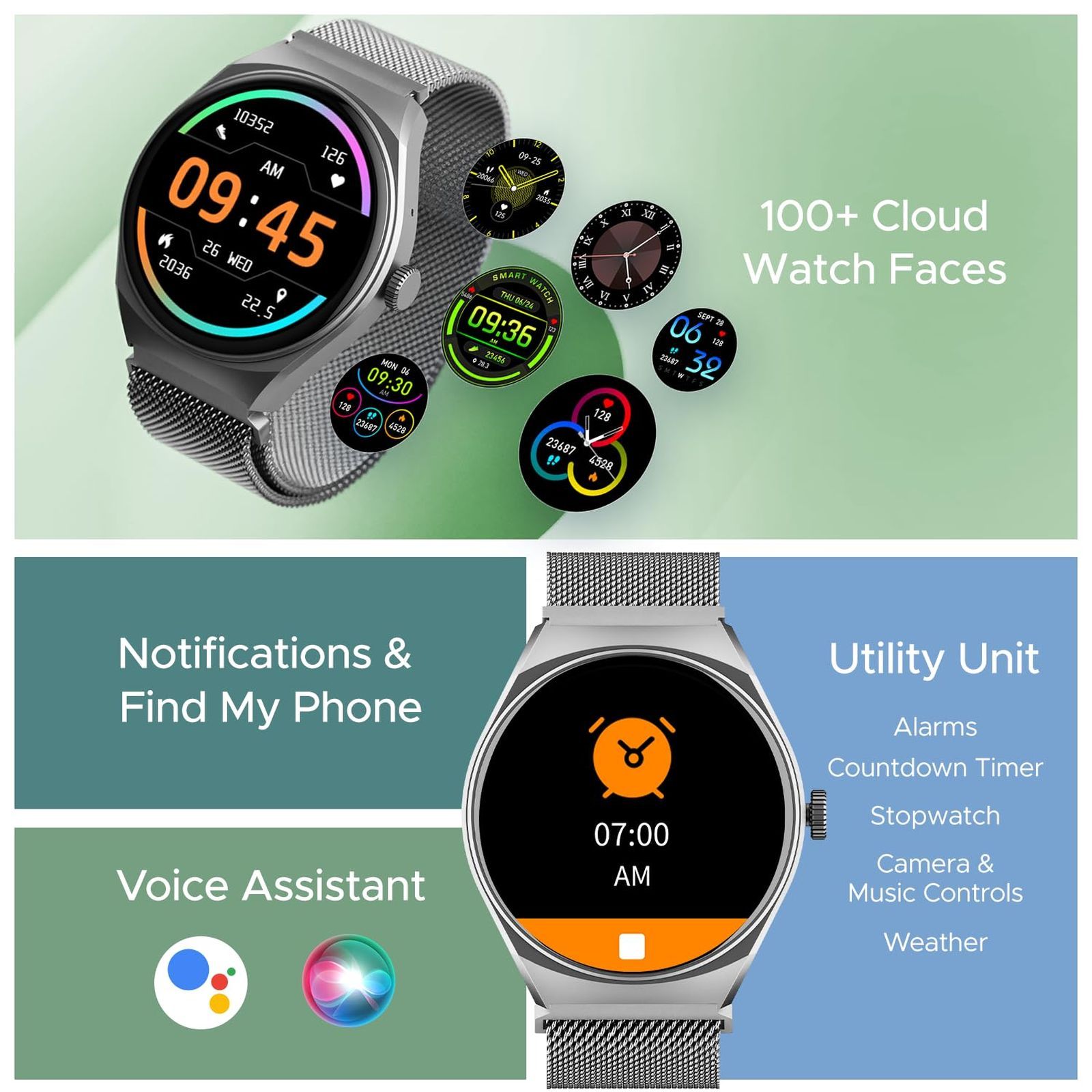 boAt Lunar Seek Smartwatch with Bluetooth Calling (35.3mm HD Display, IP67 Sweat Resistant, Metal Grey Strap) boAt Lunar Seek Smartwatch with Bluetooth Calling (35.3mm HD Display, IP67 Sweat Resistant, Metal Grey Strap)_3