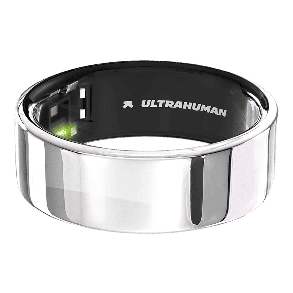Ultrahuman Ring Air Smart Ring with Activity Tracker (Size 7, Upto 100 Meter Water Resistant, Space Silver)_1