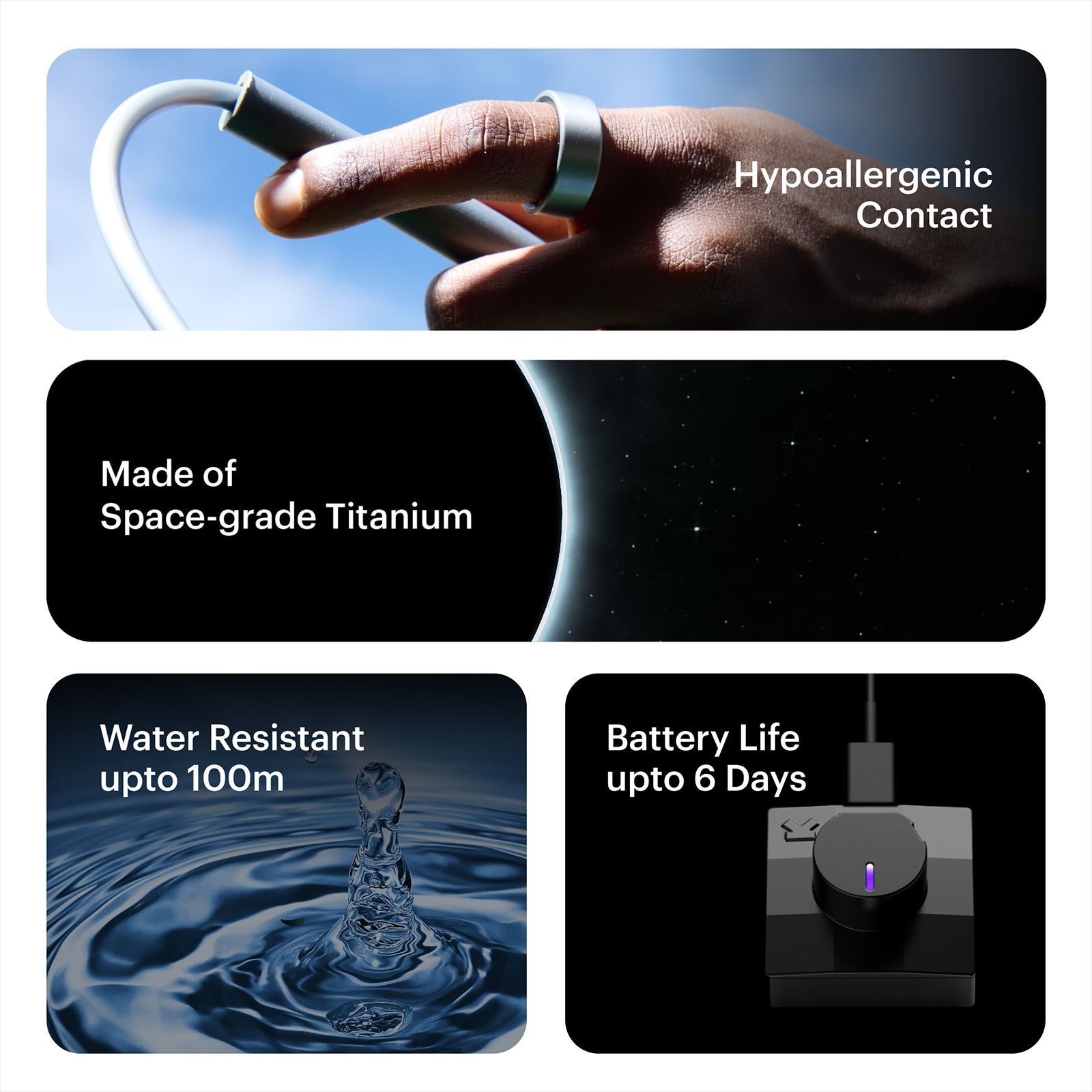 Ultrahuman Ring Air Smart Ring with Activity Tracker (Size 12, 6-Axis Motion Sensors, Raw Titanium)_18