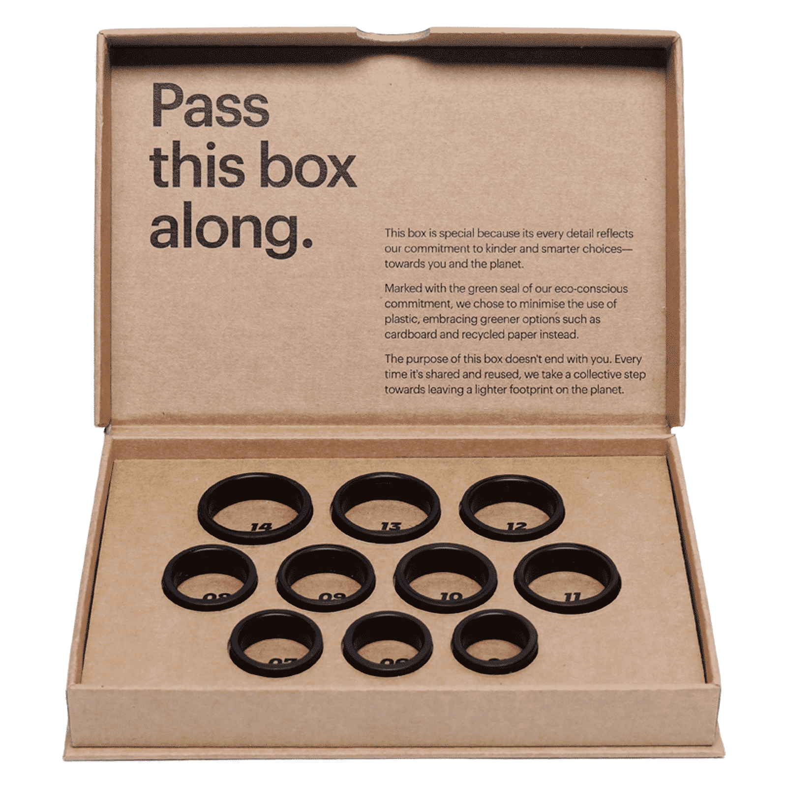 Ultrahuman Ring Air Smart Ring Sizing Kit (Size 05-14, Upto 100 Meter Water Resistance, Black) Ultrahuman Ring Air Smart Ring Sizing Kit (Size 05-14, Upto 100 Meter Water Resistance, Black)_3