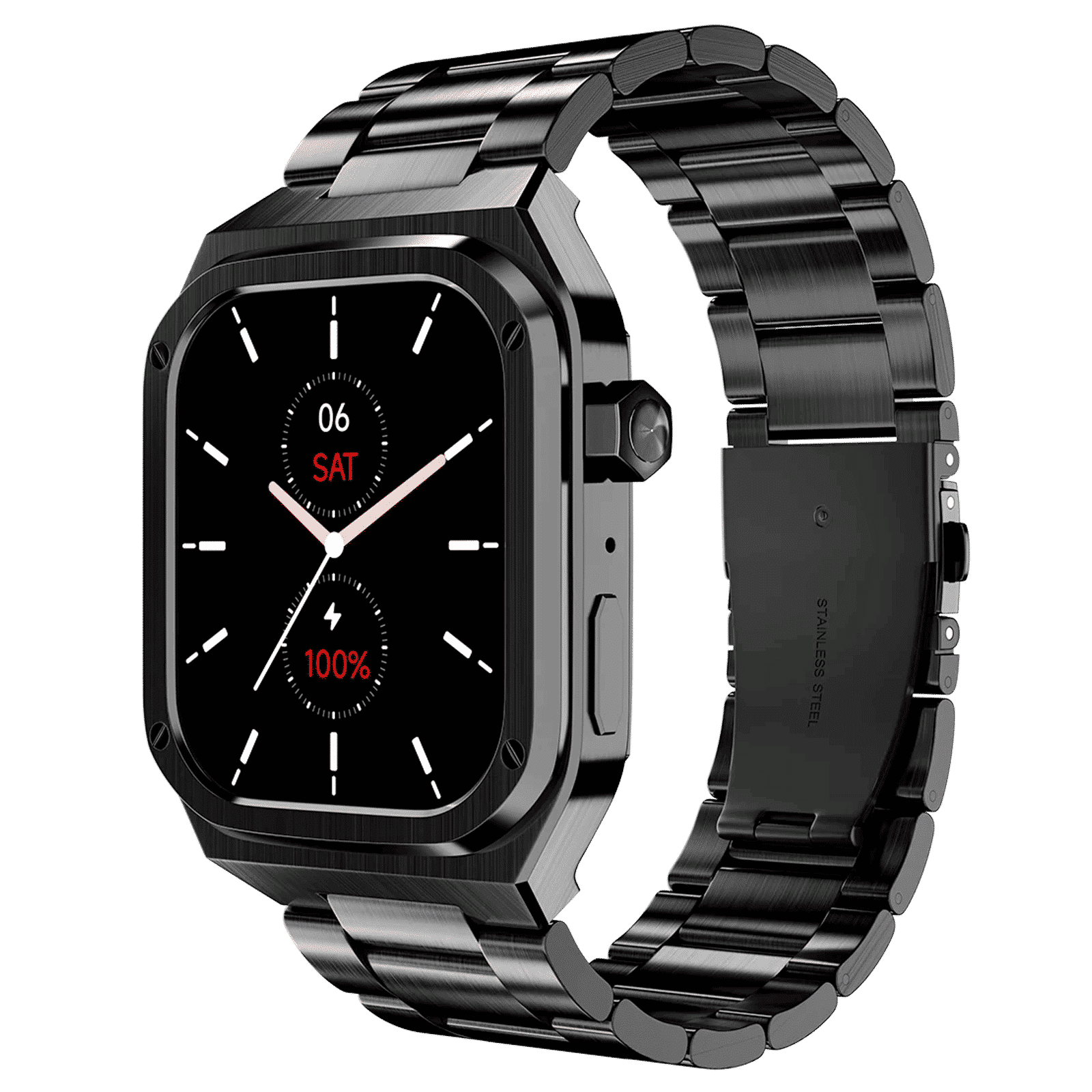 noise ColorFit Chrome Smartwatch with Bluetooth Calling (46.9mm AMOLED Display, IP68 Water Resistant, Elite Black Strap) noise ColorFit Chrome Smartwatch with Bluetooth Calling (46.9mm AMOLED Display, IP68 Water Resistant, Elite Black Strap)_3