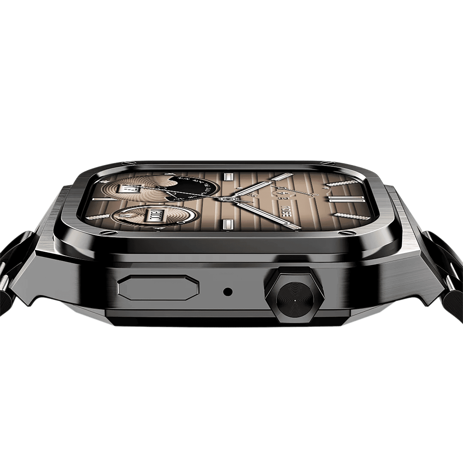 noise ColorFit Chrome Smartwatch with Bluetooth Calling (46.9mm AMOLED Display, IP68 Water Resistant, Elite Black Strap) noise ColorFit Chrome Smartwatch with Bluetooth Calling (46.9mm AMOLED Display, IP68 Water Resistant, Elite Black Strap)_4