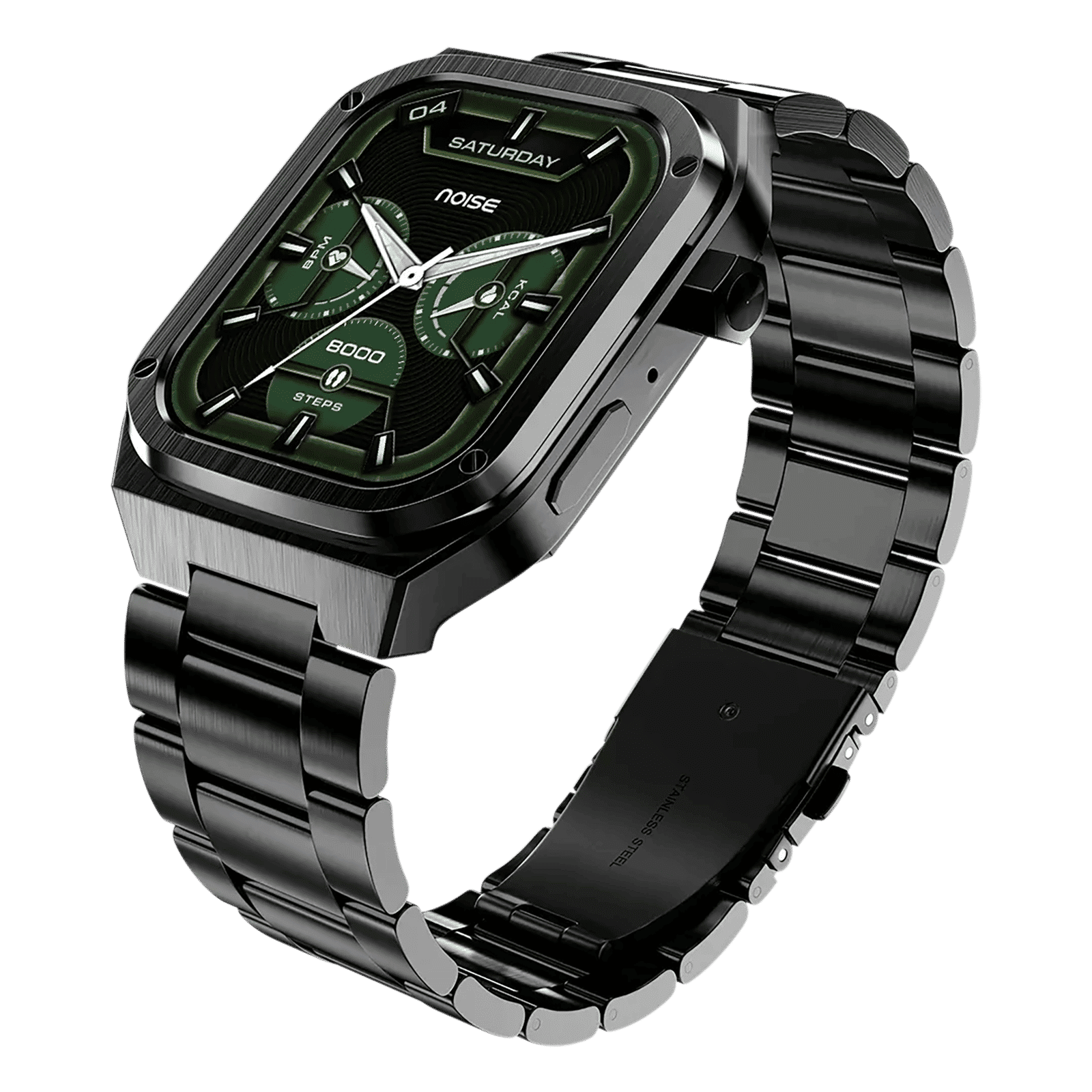 noise ColorFit Chrome Smartwatch with Bluetooth Calling (46.9mm AMOLED Display, IP68 Water Resistant, Elite Black Strap) noise ColorFit Chrome Smartwatch with Bluetooth Calling (46.9mm AMOLED Display, IP68 Water Resistant, Elite Black Strap)_5