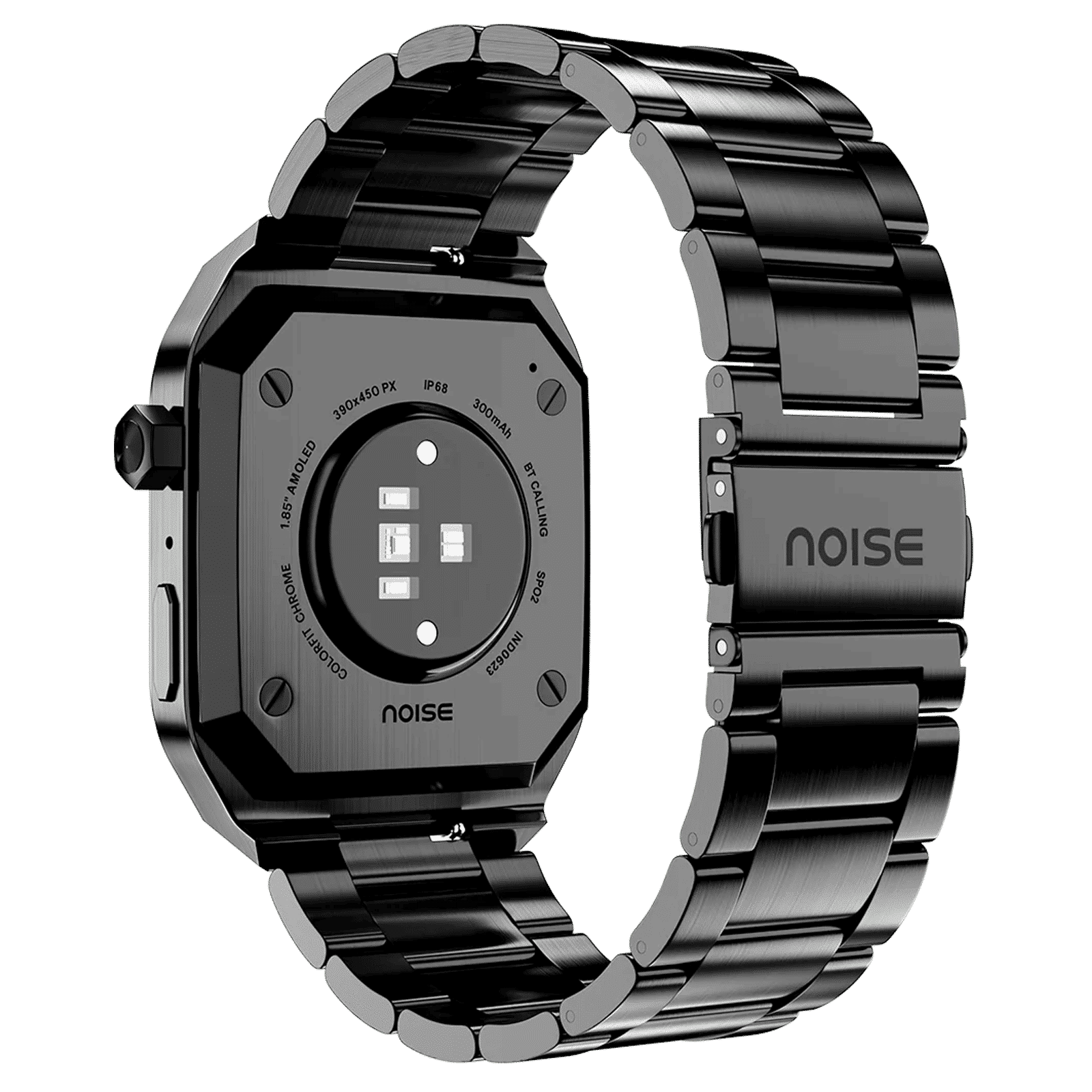 noise ColorFit Chrome Smartwatch with Bluetooth Calling (46.9mm AMOLED Display, IP68 Water Resistant, Elite Black Strap) noise ColorFit Chrome Smartwatch with Bluetooth Calling (46.9mm AMOLED Display, IP68 Water Resistant, Elite Black Strap)_6