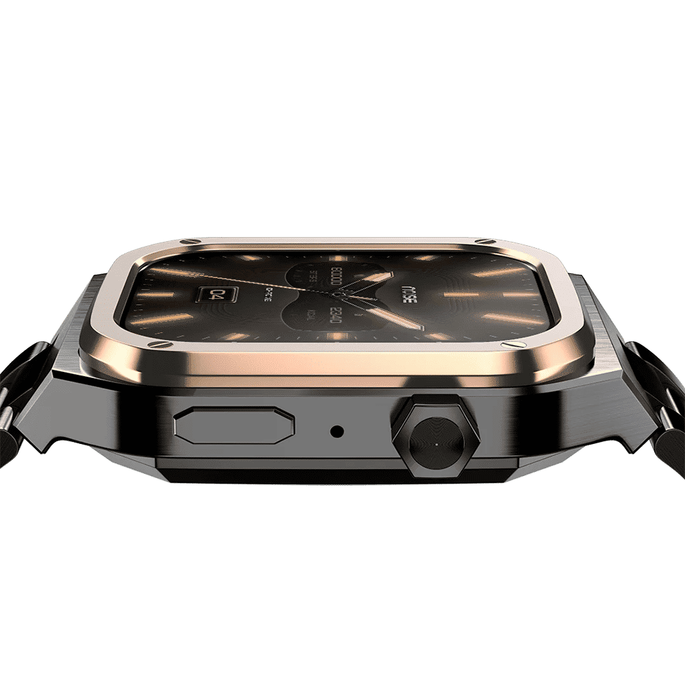 noise ColorFit Chrome Smartwatch with Bluetooth Calling (46.9mm AMOLED Display, IP68 Water Resistant, Elite Midnight Gold Strap) noise ColorFit Chrome Smartwatch with Bluetooth Calling (46.9mm AMOLED Display, IP68 Water Resistant, Elite Midnight Gold Strap)_3